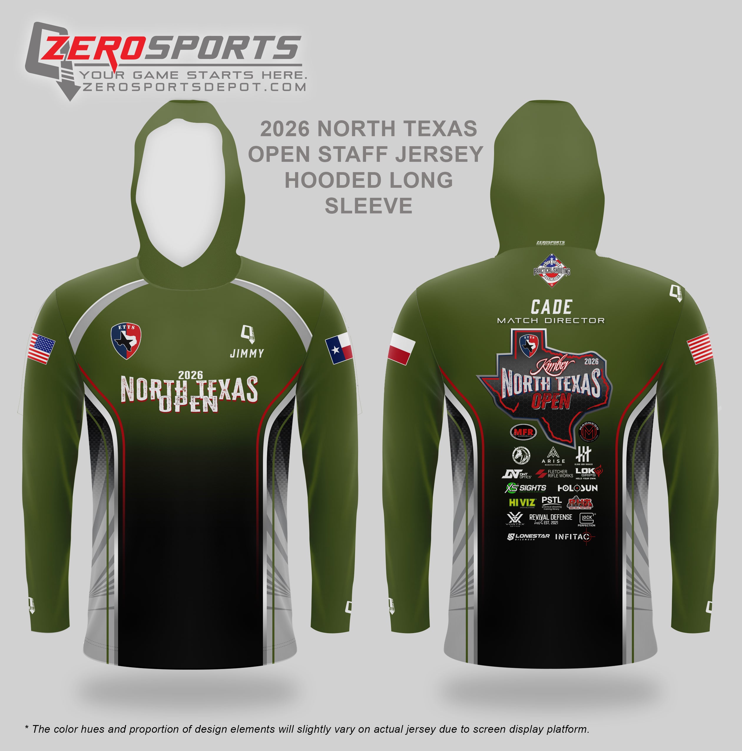2026 North Texas Open Match Staff Jerseys Project Bundle