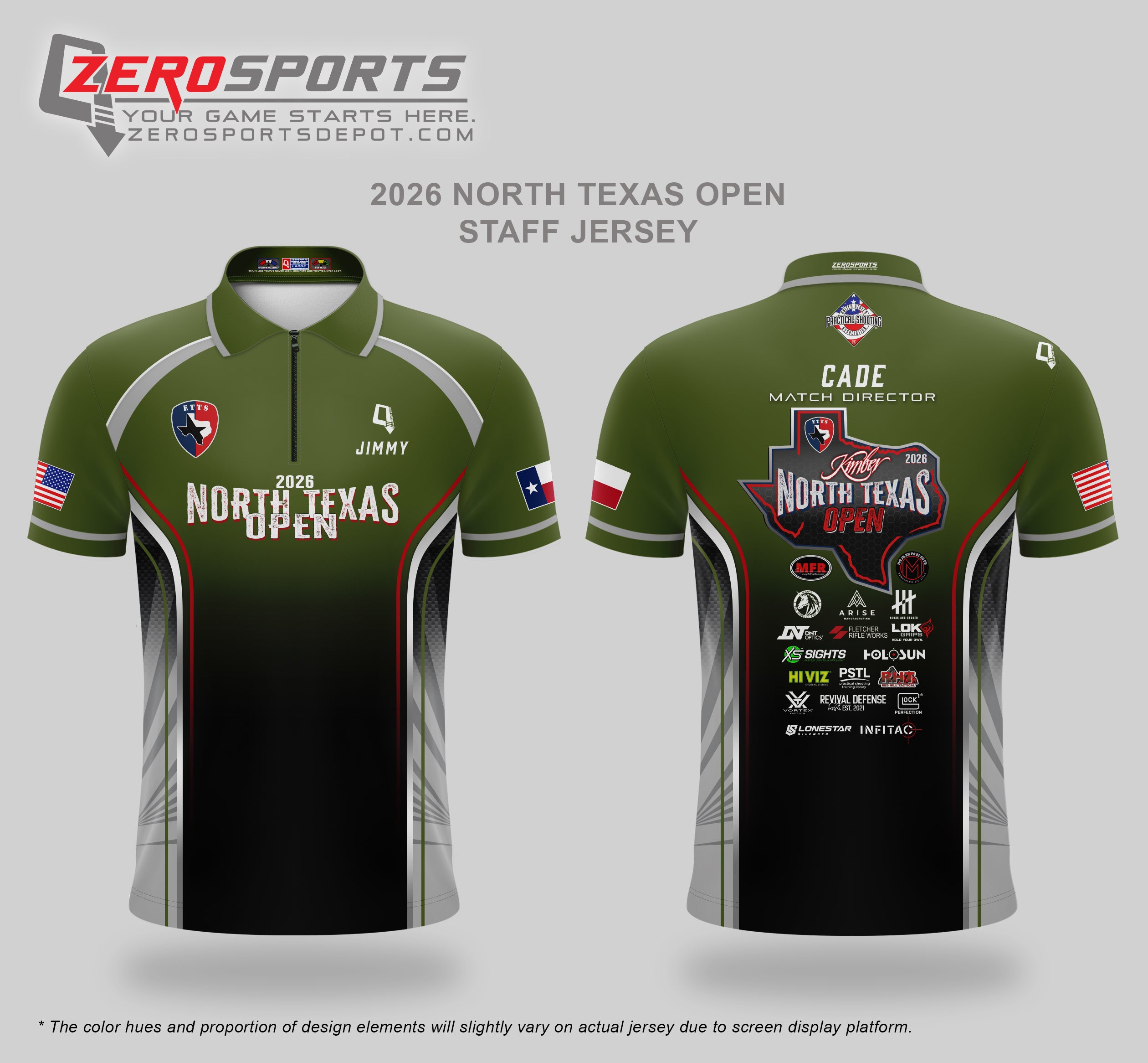 2026 North Texas Open Match Staff Jerseys Project Bundle