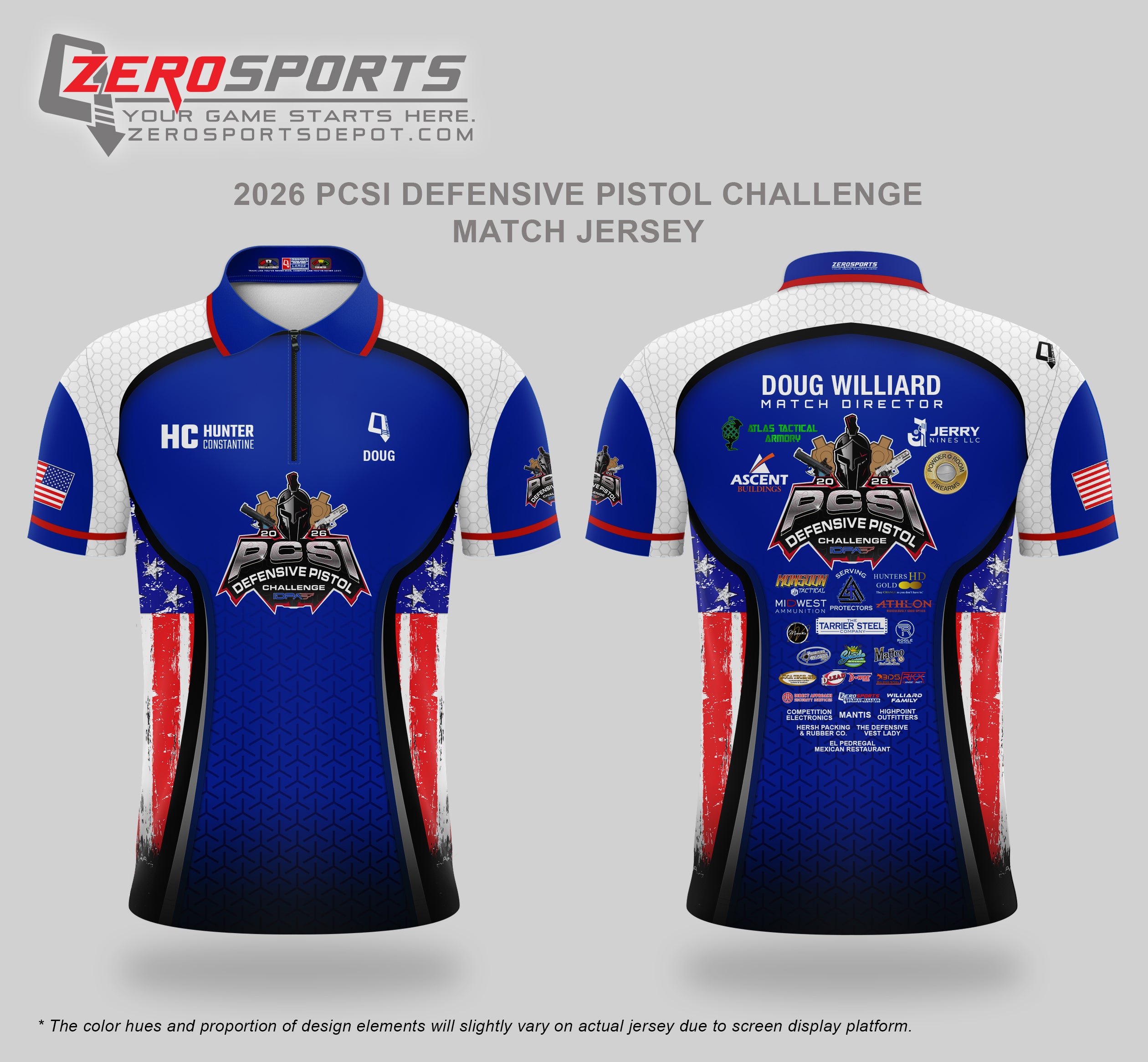 2026 PCSI Defensive Pistol Challenge Presented by BELT Match Staff Jerseys Project Bundle