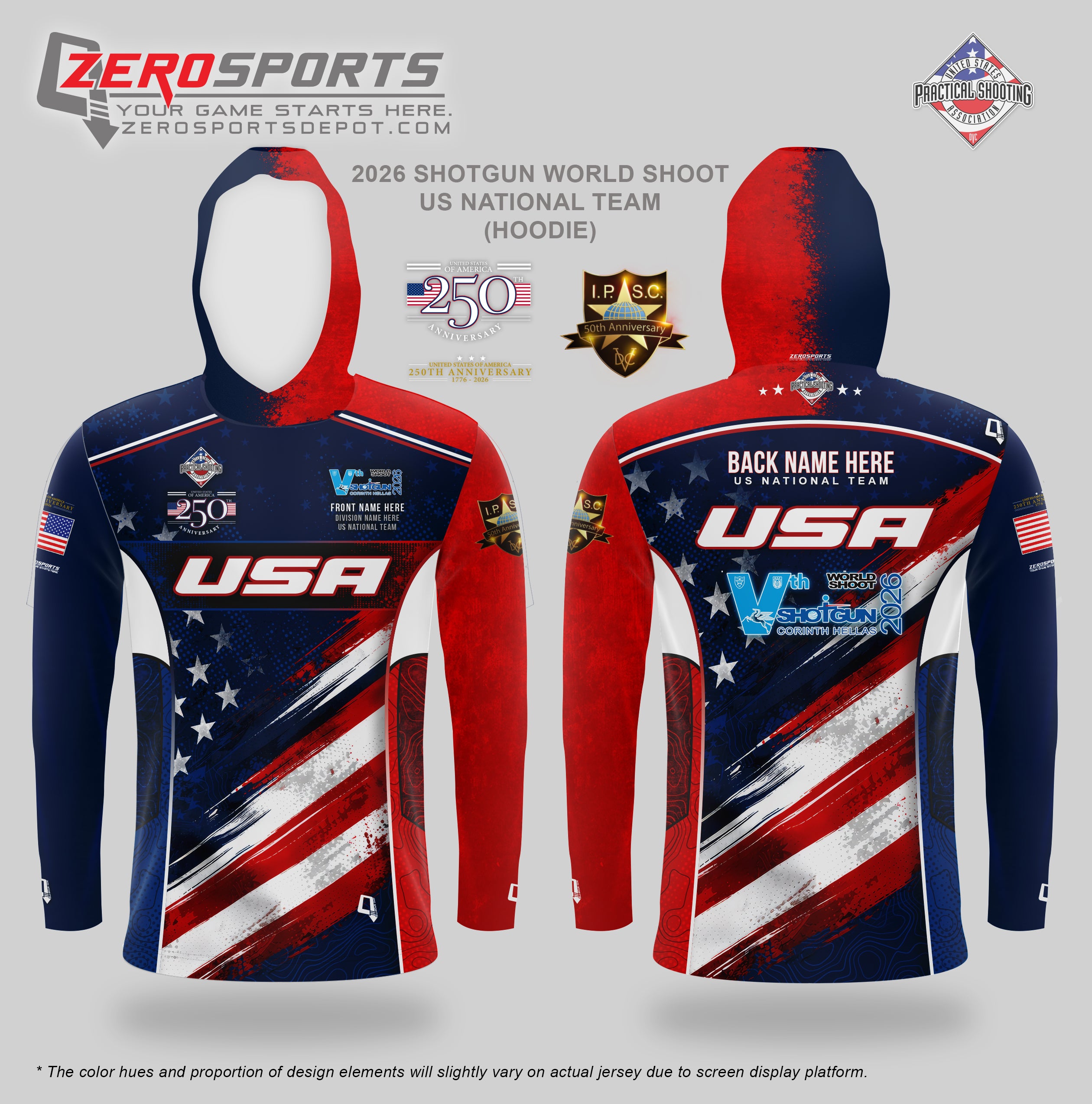 J. Delong - 2026 Shotgun World Shoot - USA jersey
