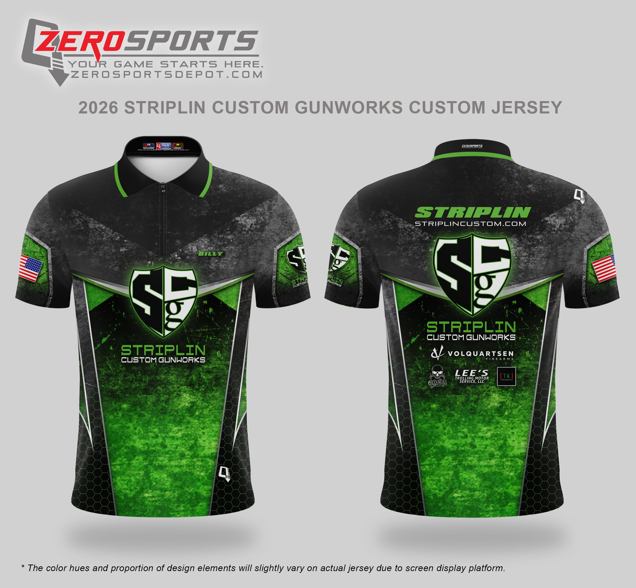 2026 Striplin Custom Gunworks Custom Jersey