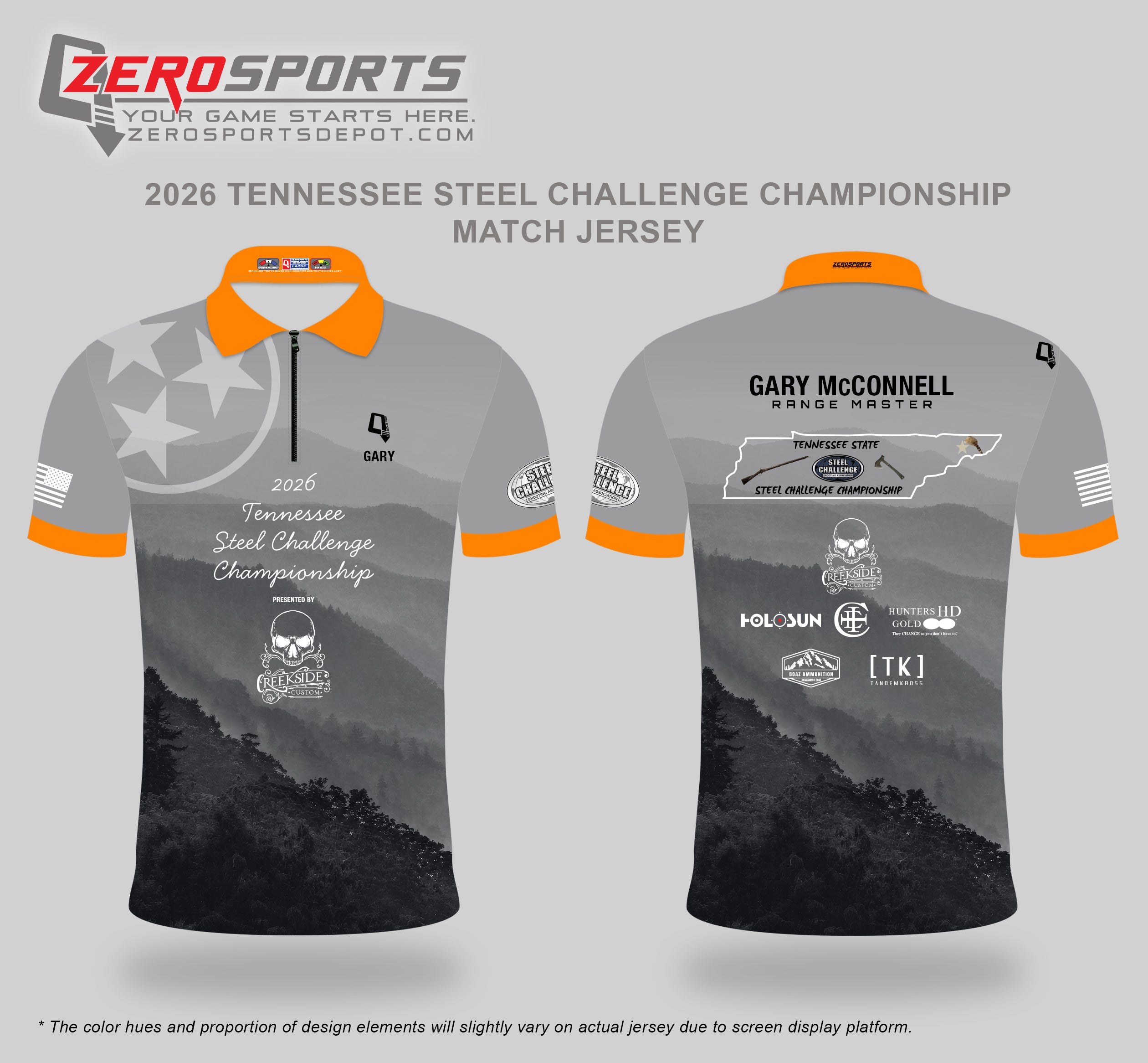 2026 Tennessee State Steel Challenge Championship Match Jersey