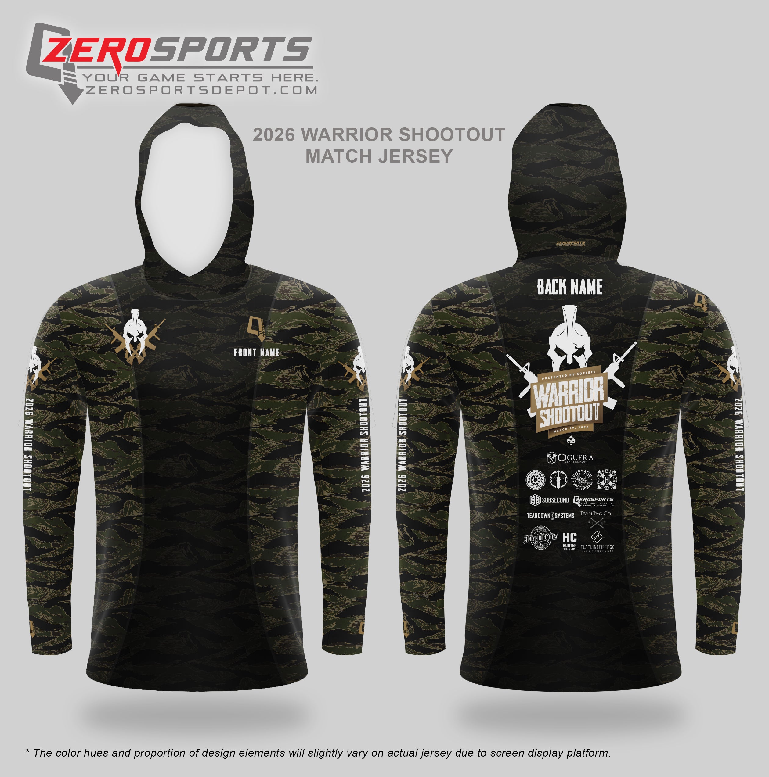 2026 Warrior Shootout Match Jersey (Past Match)
