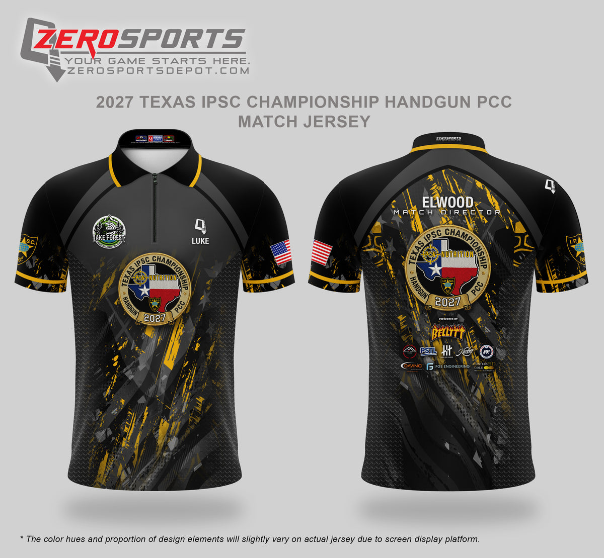 2027 POV Nutrition Texas IPSC Championship Match Jersey