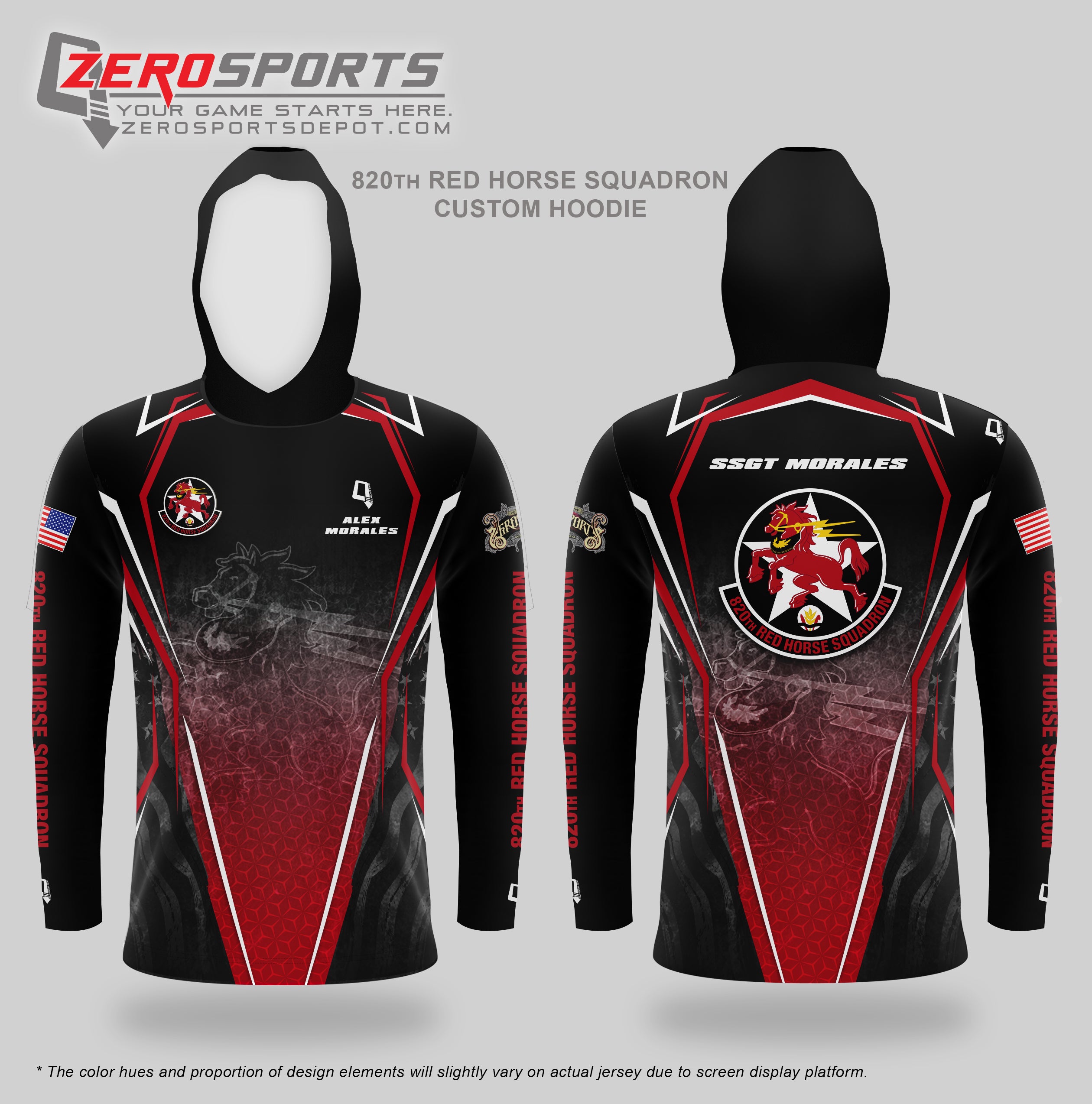820th Red Horse Squadron Custom Jersey