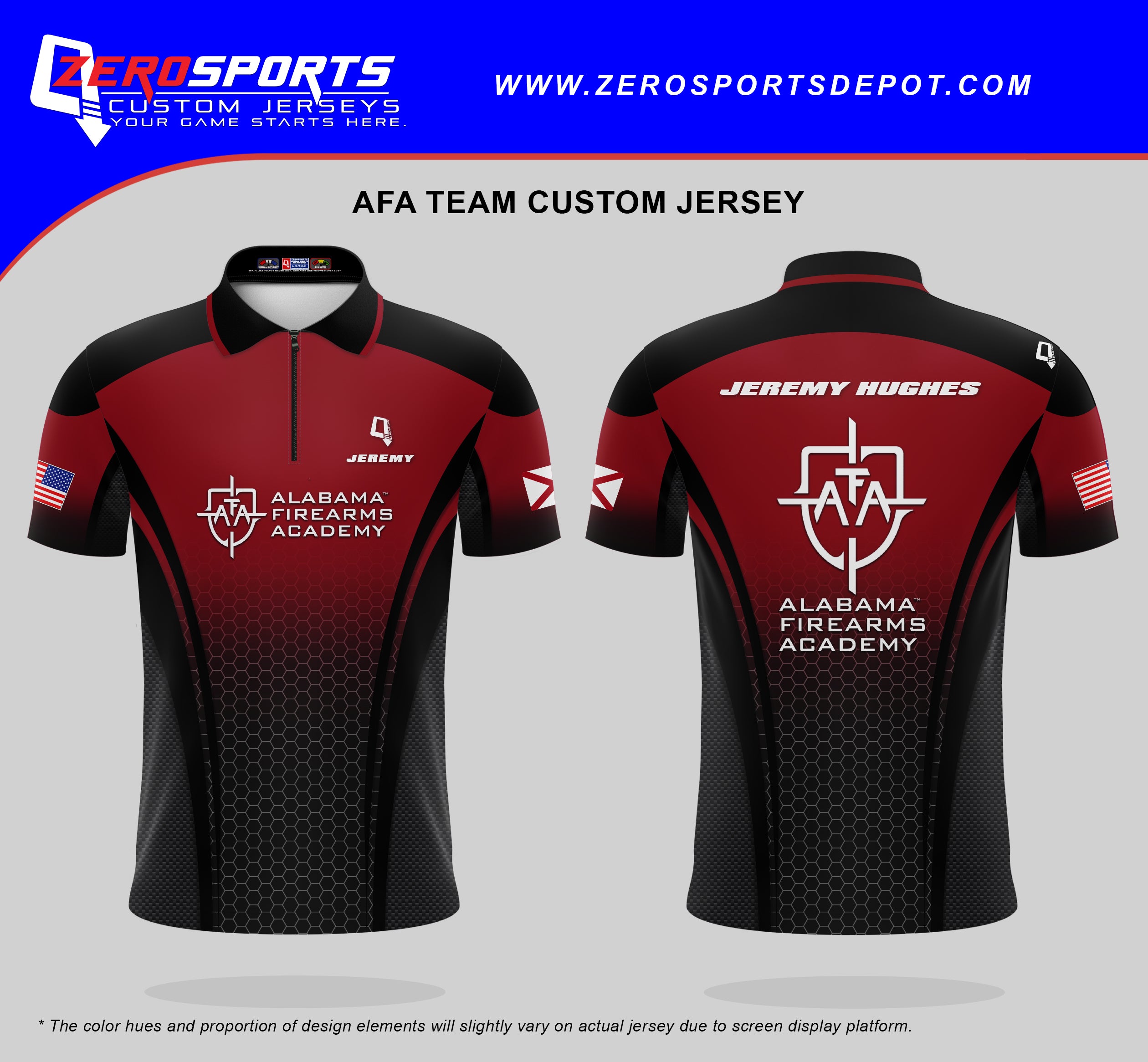 Alabama Firearms Academy Custom Team Jersey