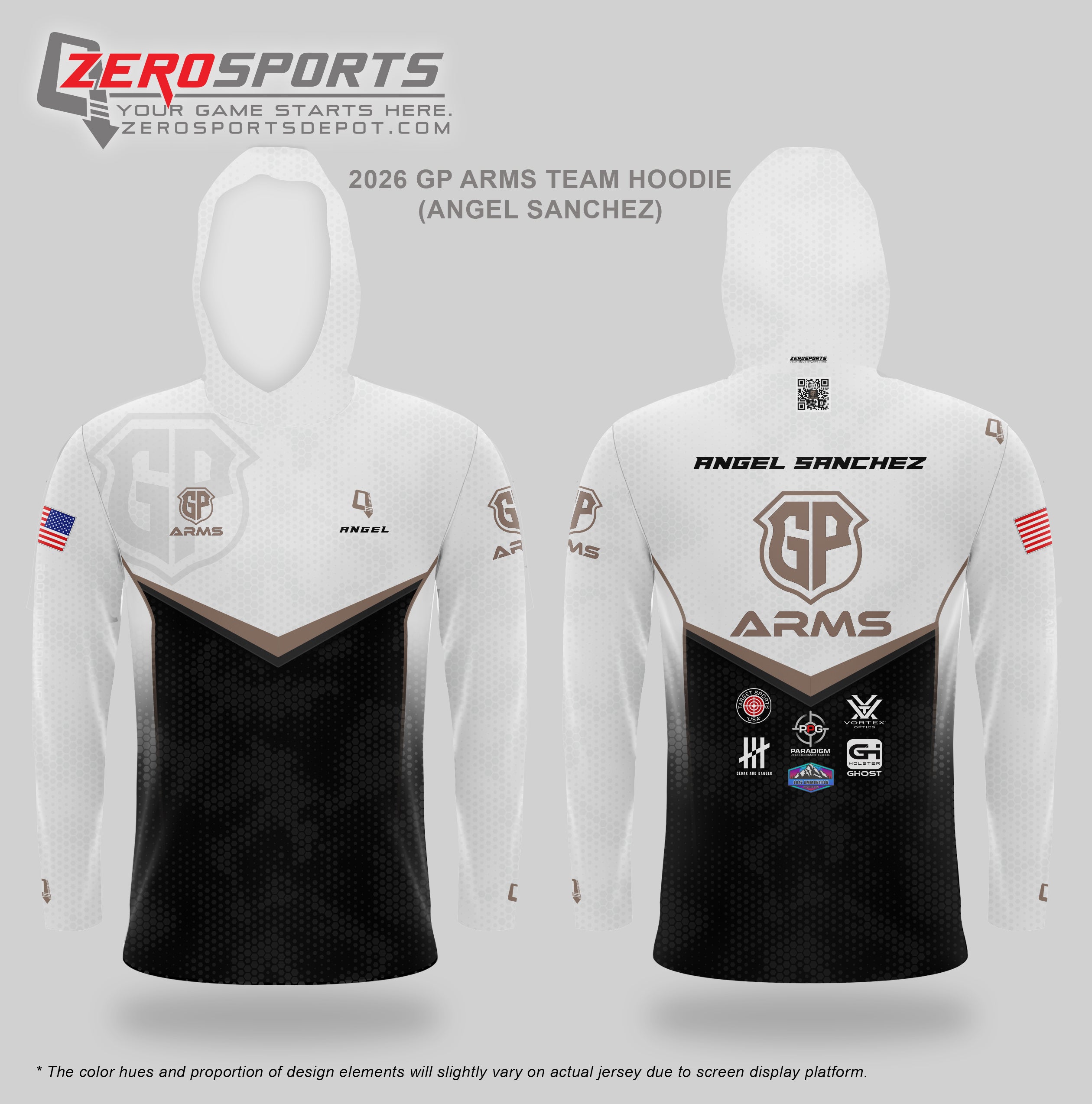 Angel Sanchez - 2026 GP Arms Team Jersey Project Bundle (2pcs)