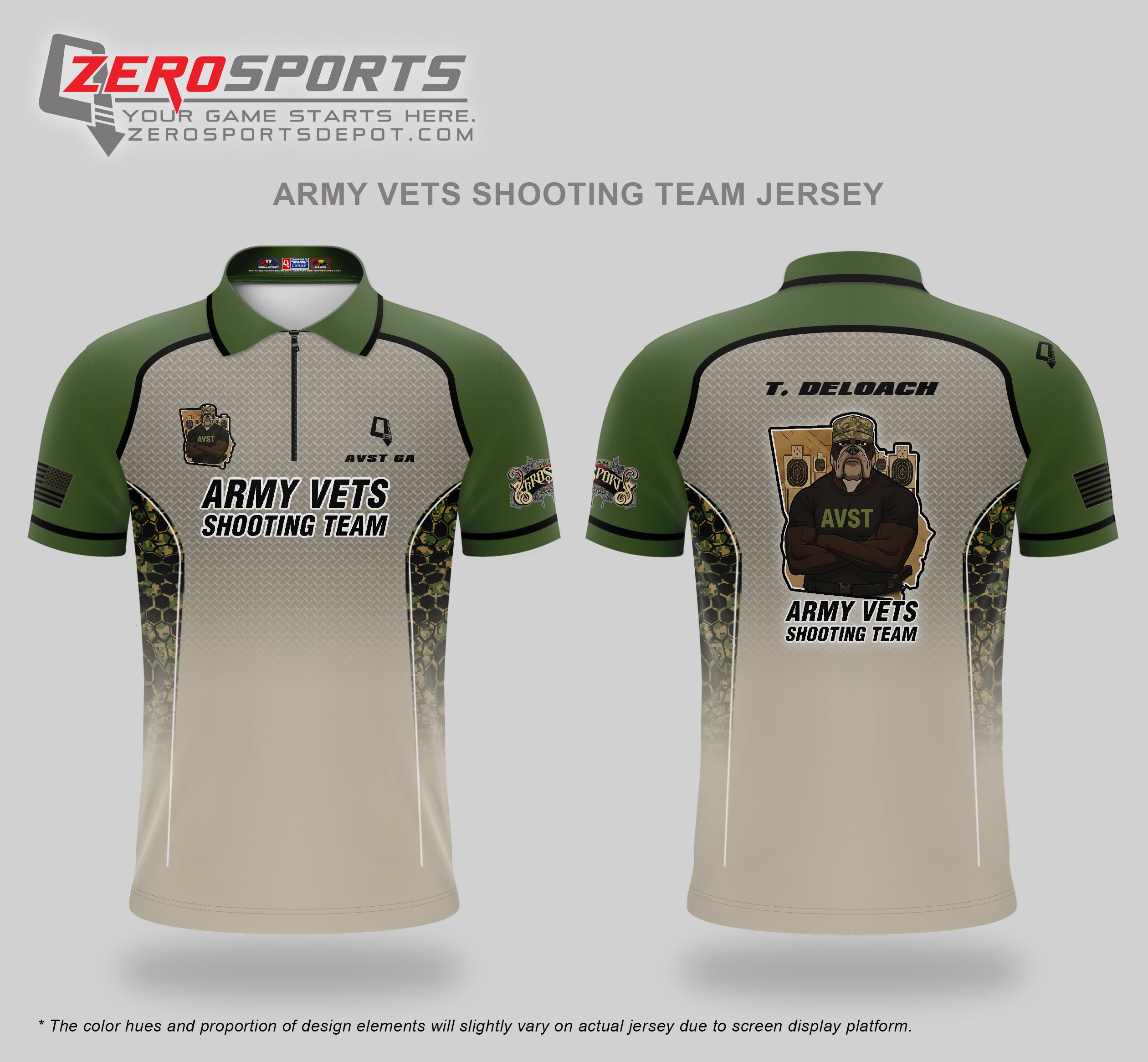 Army Vets Shooting Team Jersey