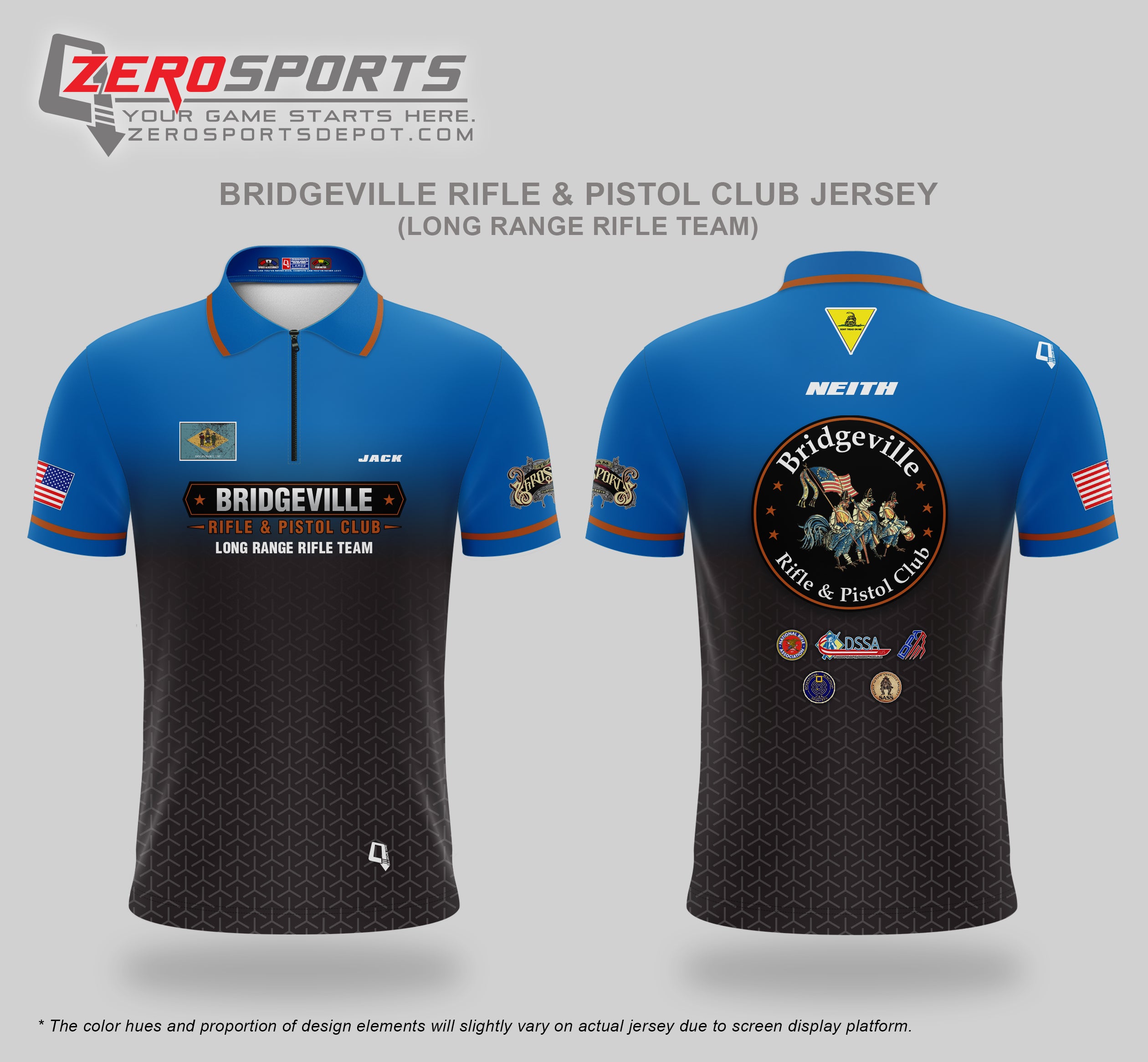 Bridgeville Rifle and Pistol Club - Long Range Rifle Team Jersey