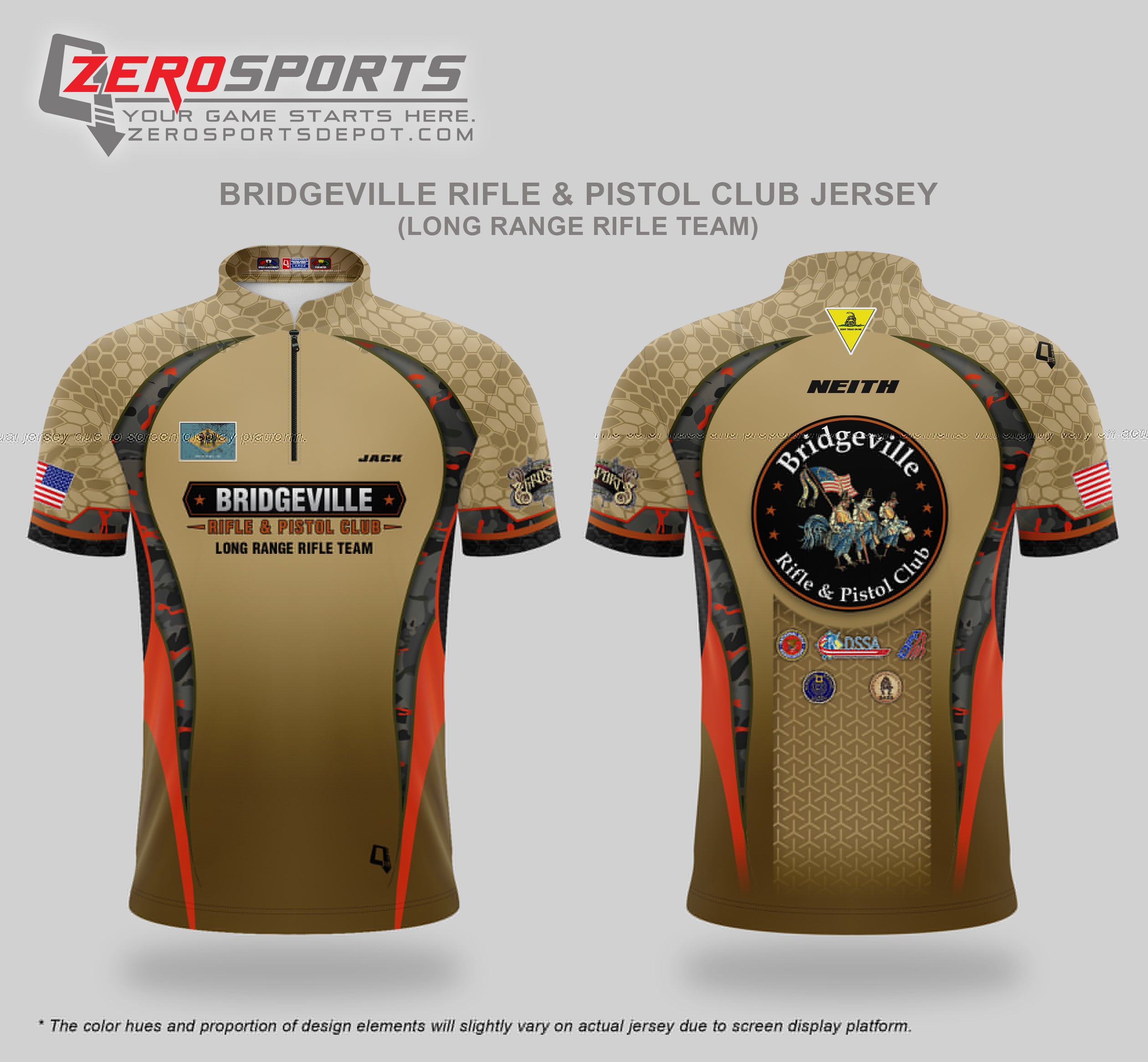 Bridgeville Rifle and Pistol Club - Long Range Rifle Team Jersey