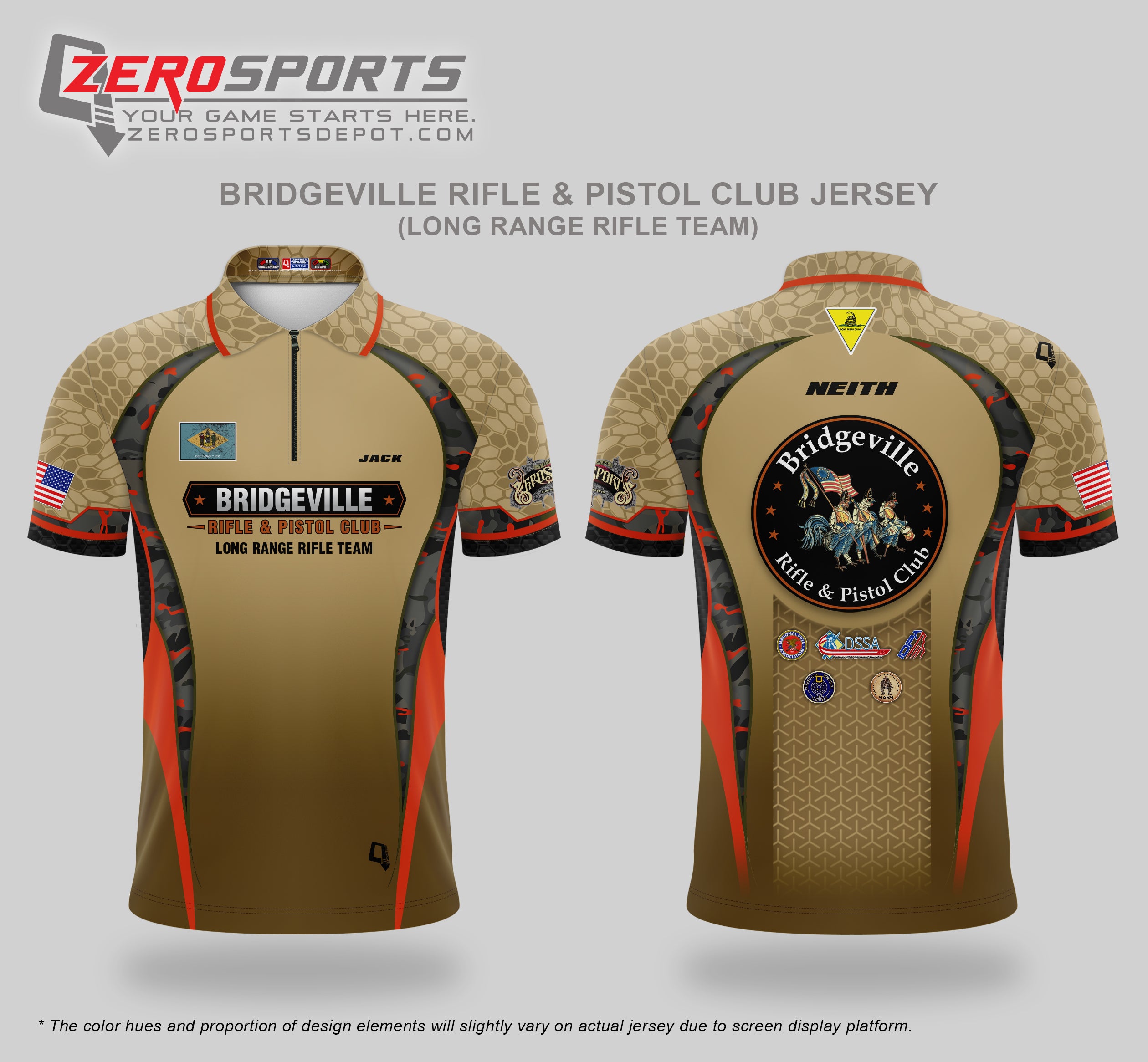 Bridgeville Rifle and Pistol Club - Long Range Rifle Team Jersey
