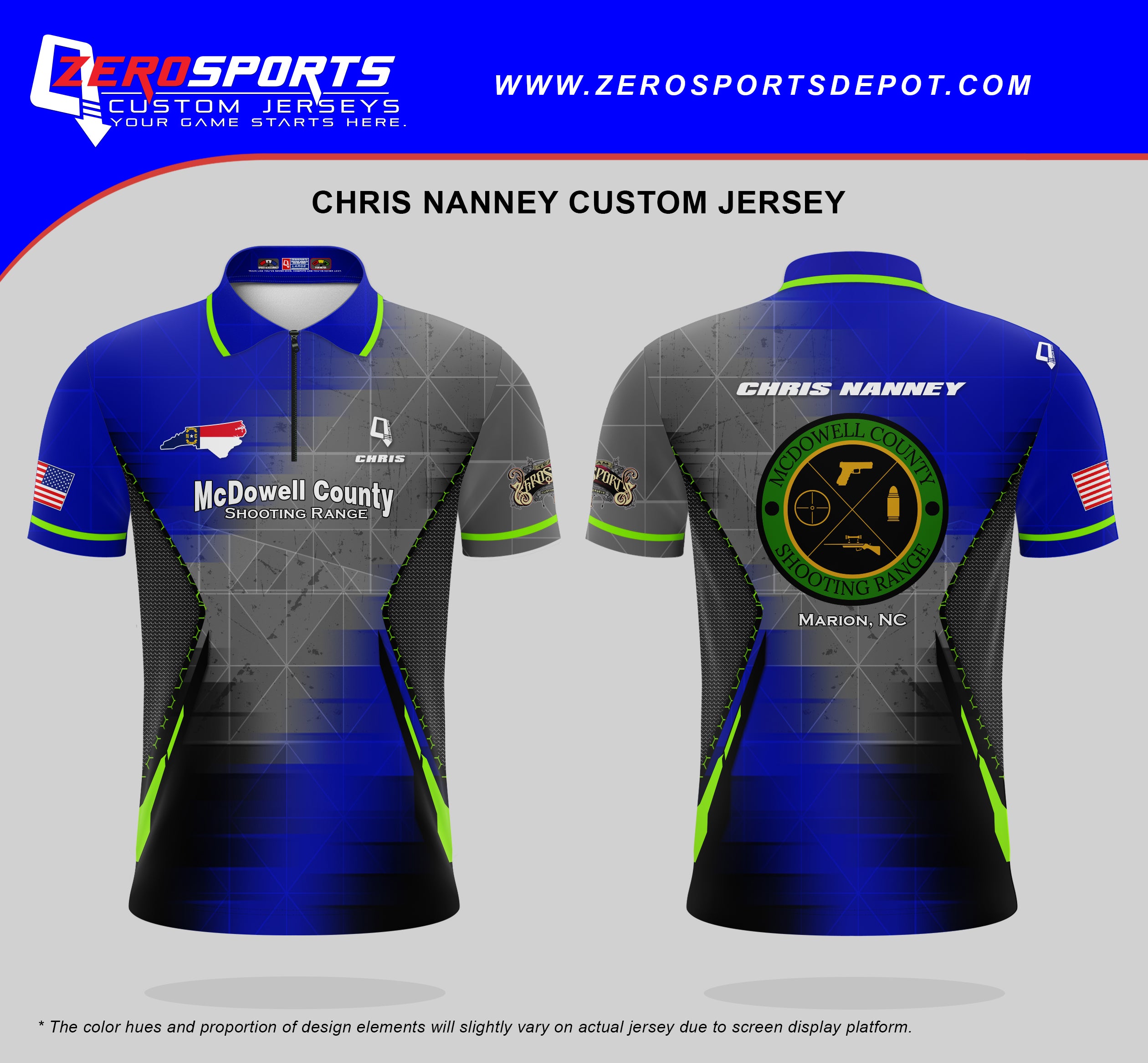 McDowell County Shooting Range Custom Jersey