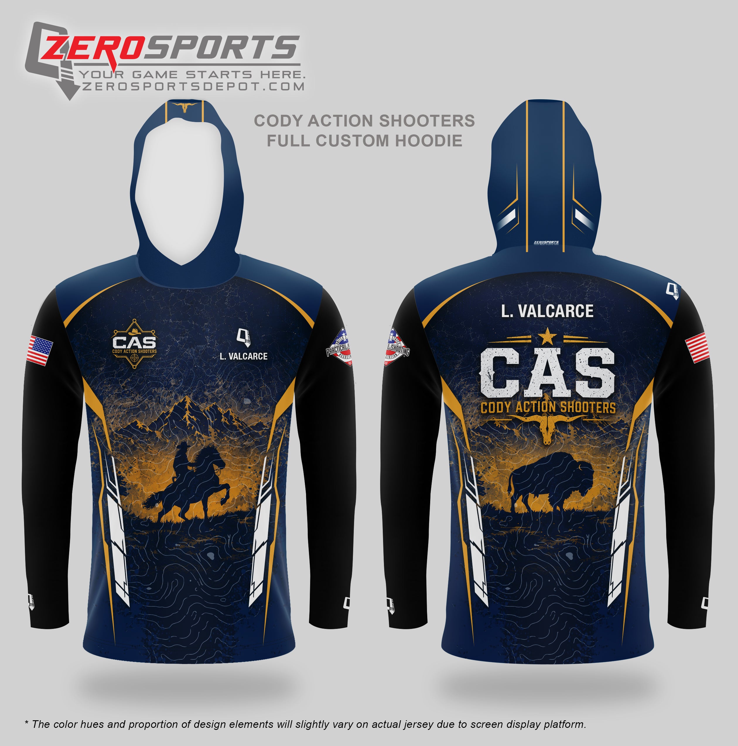 Cody Action Shooters Custom Jersey