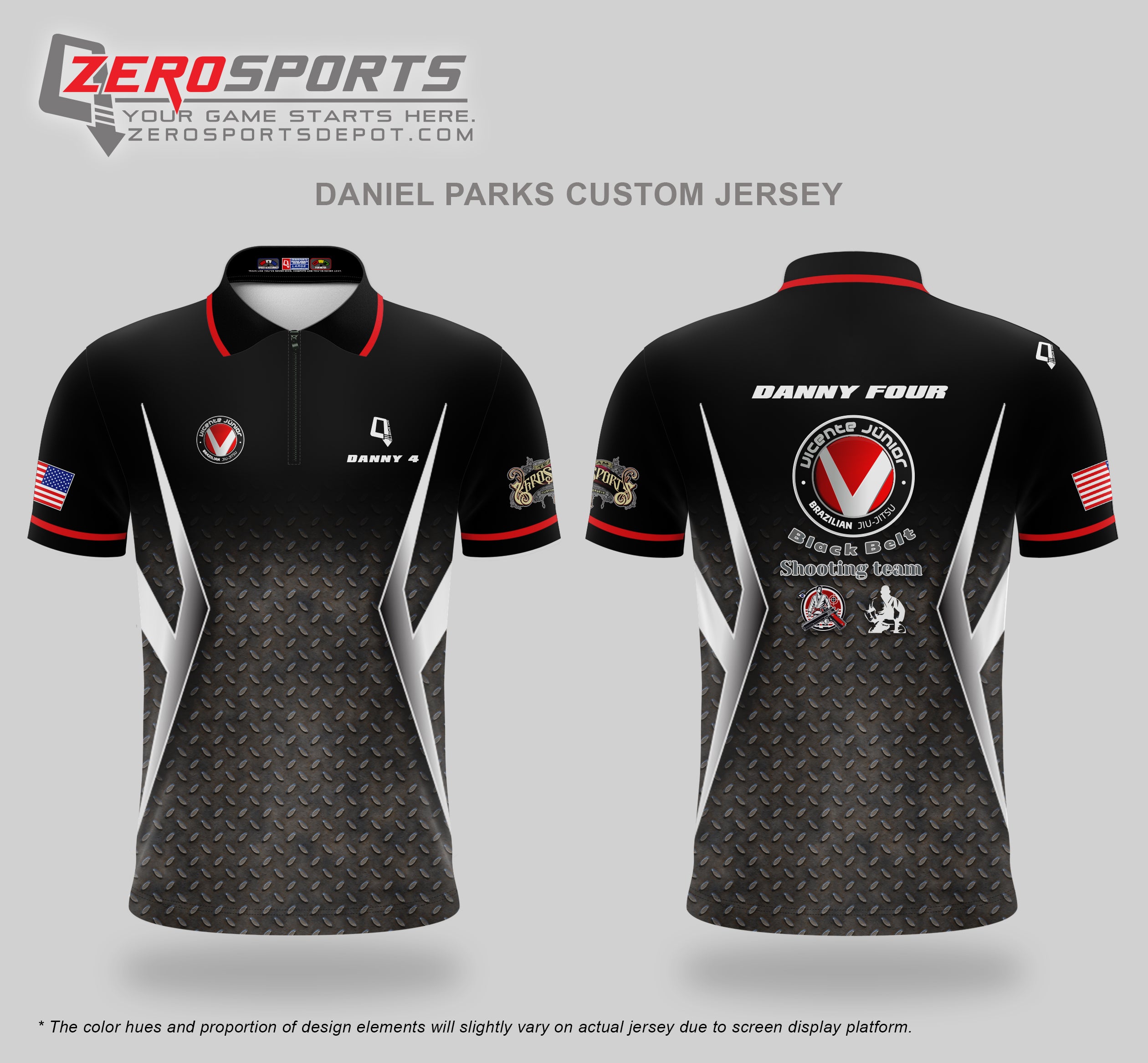 D. Parks - Vicente Junior Black Belt Shooting Team Jersey