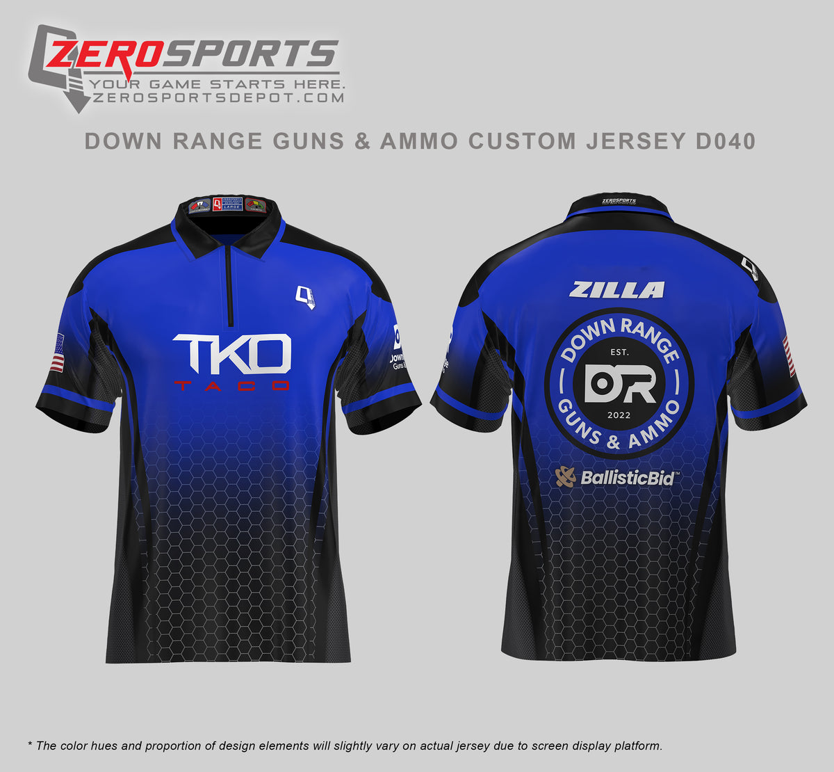 Down Range Guns & Ammo Custom Jersey Project Bundle (24pcs)