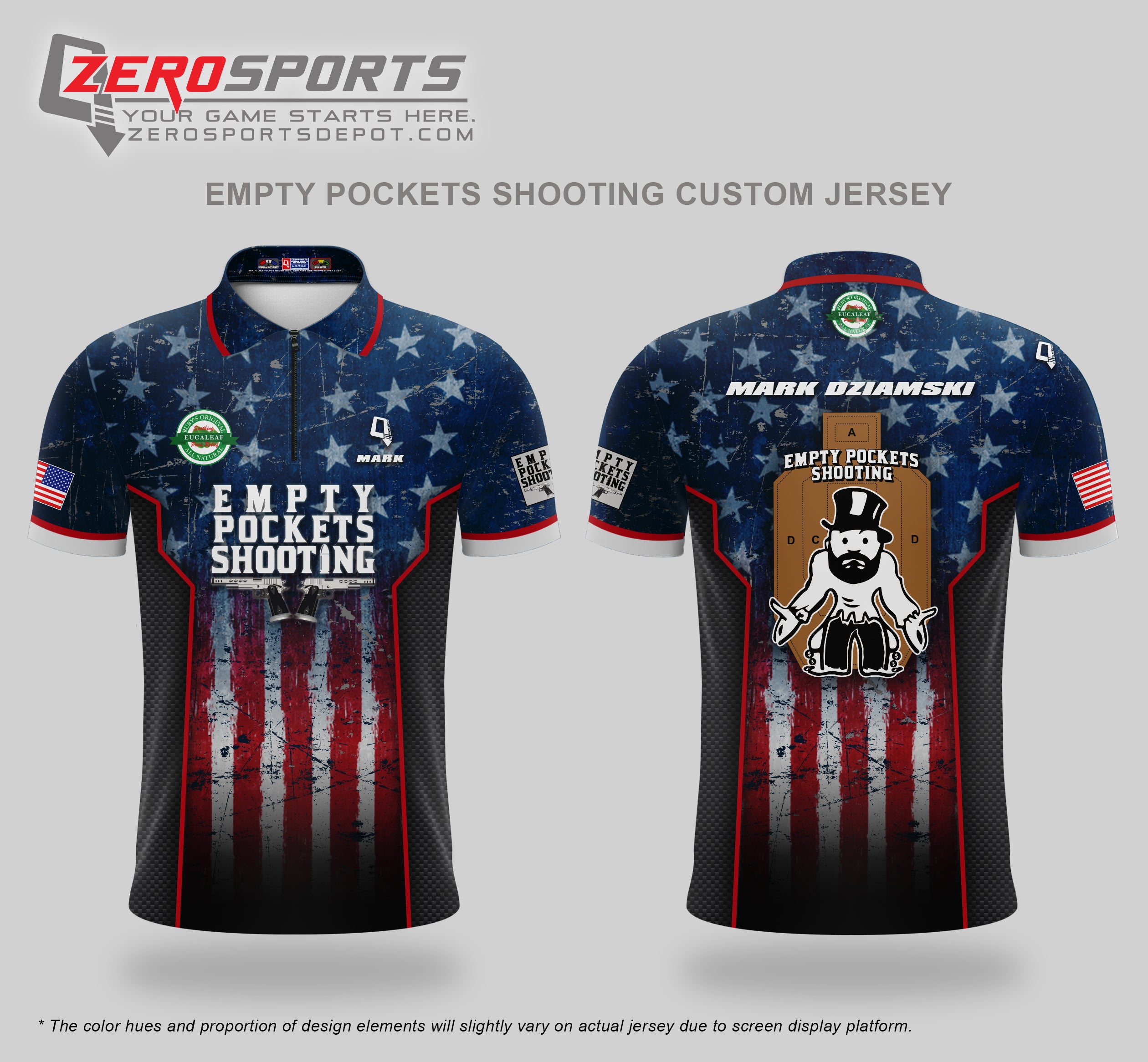 Empty Pockets Shooting Custom Jersey