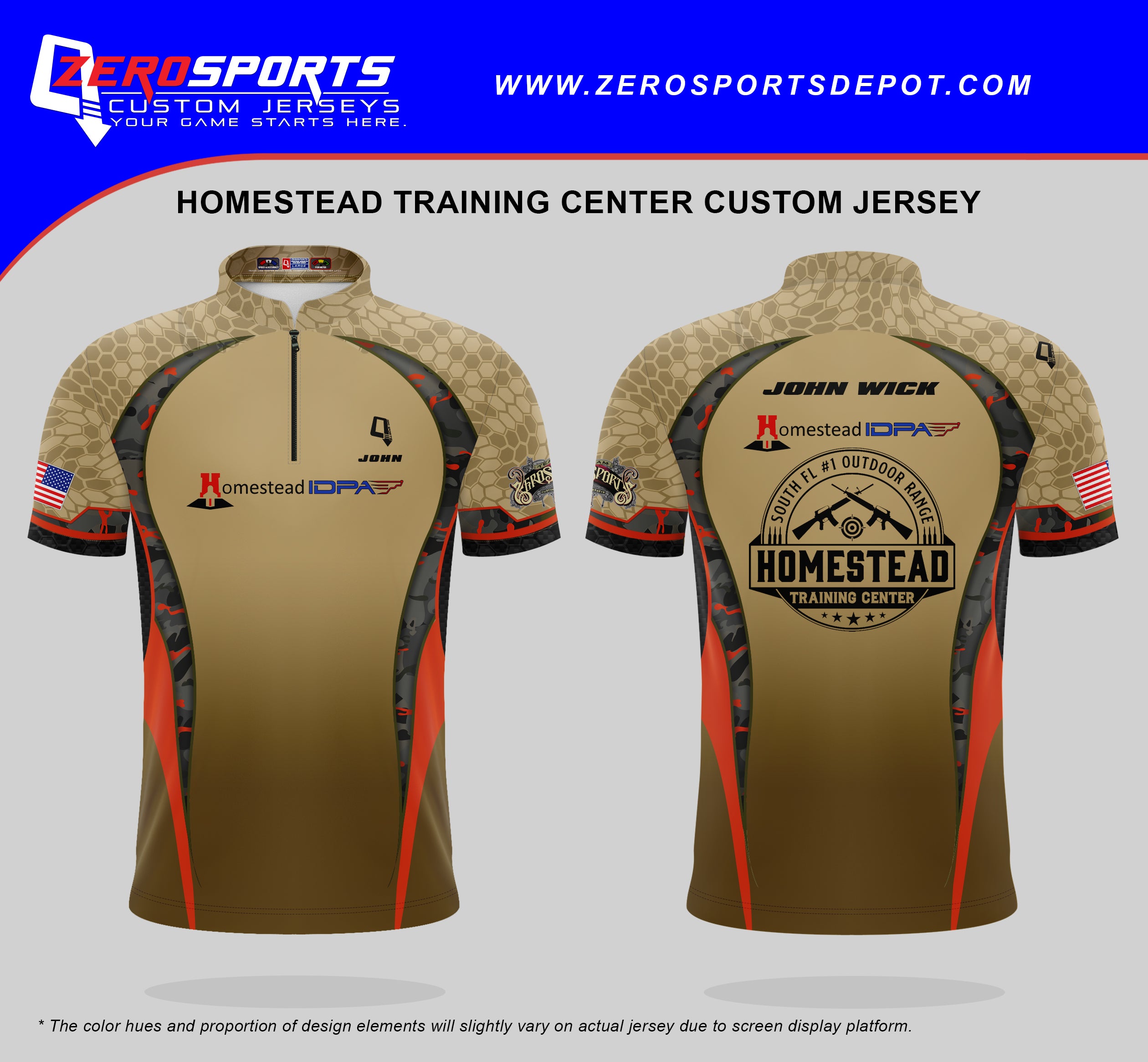 Homestead IDPA Team Jersey
