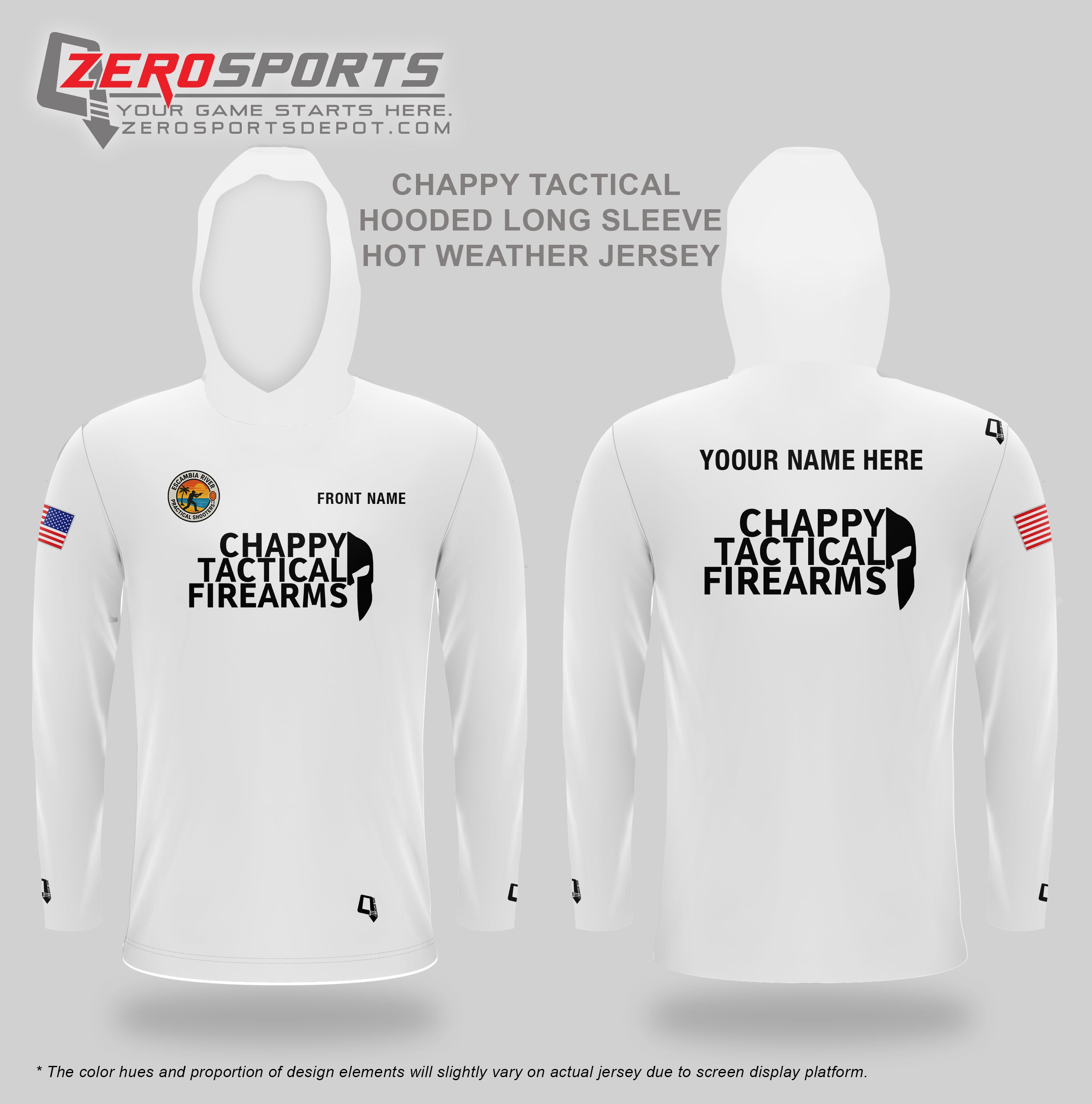 2025 Chappy Tactical Hot Weather Sun Hoodie Team Jersey