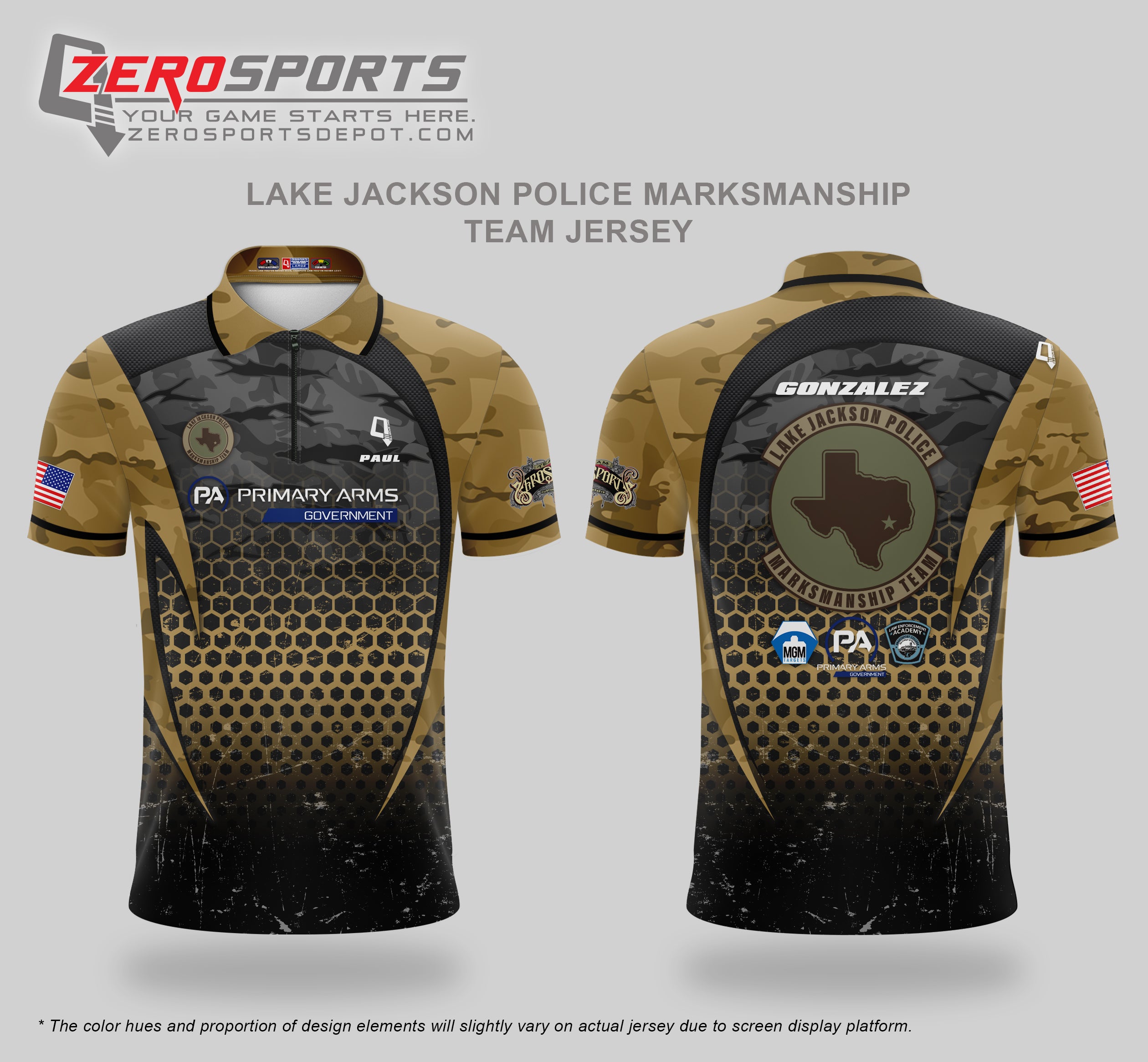 Lake Jackson Police Marksmanship Team Jersey