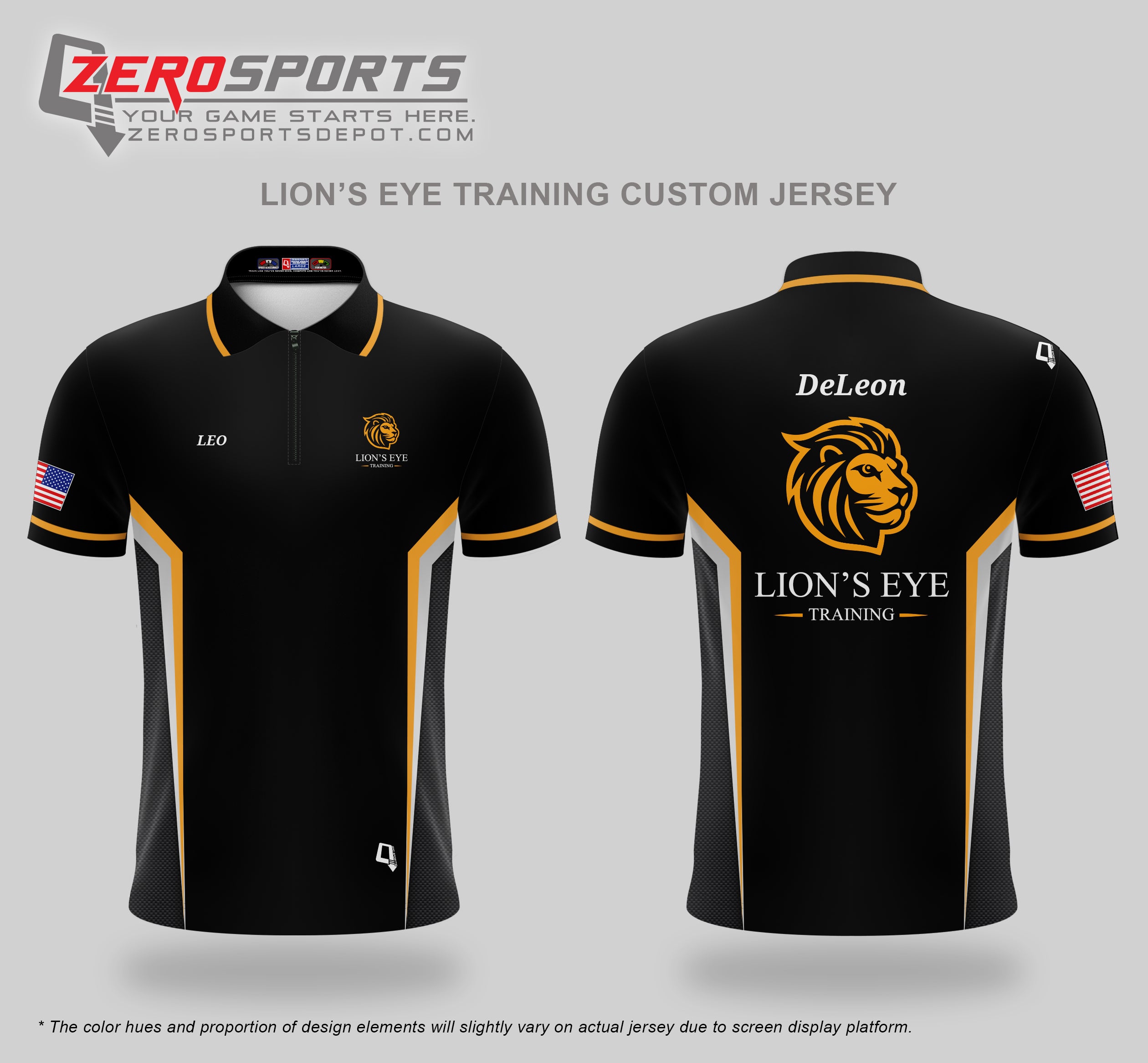 Lion's Eye Training Custom Jersey