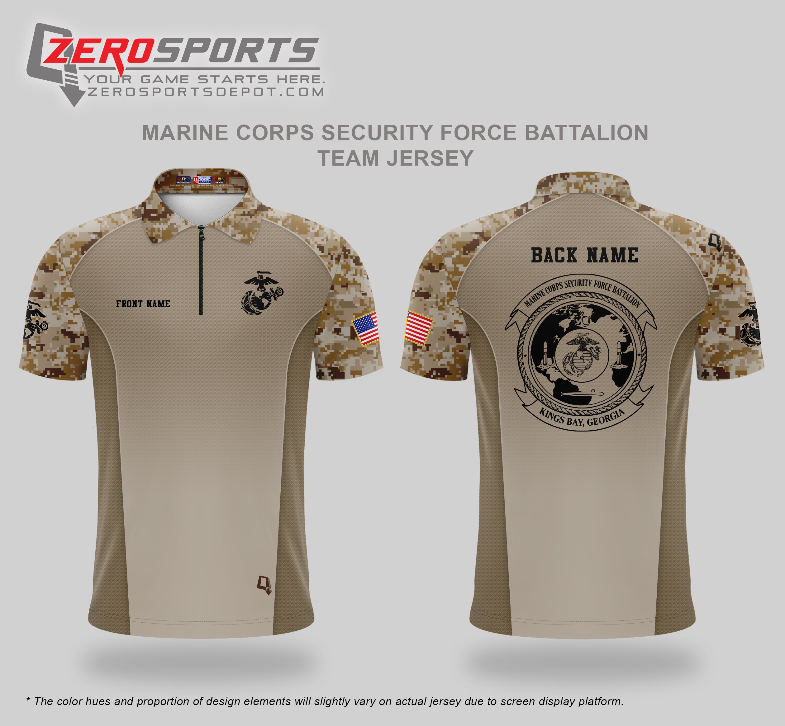 Marine Corps Security Force Battalion Team Jersey
