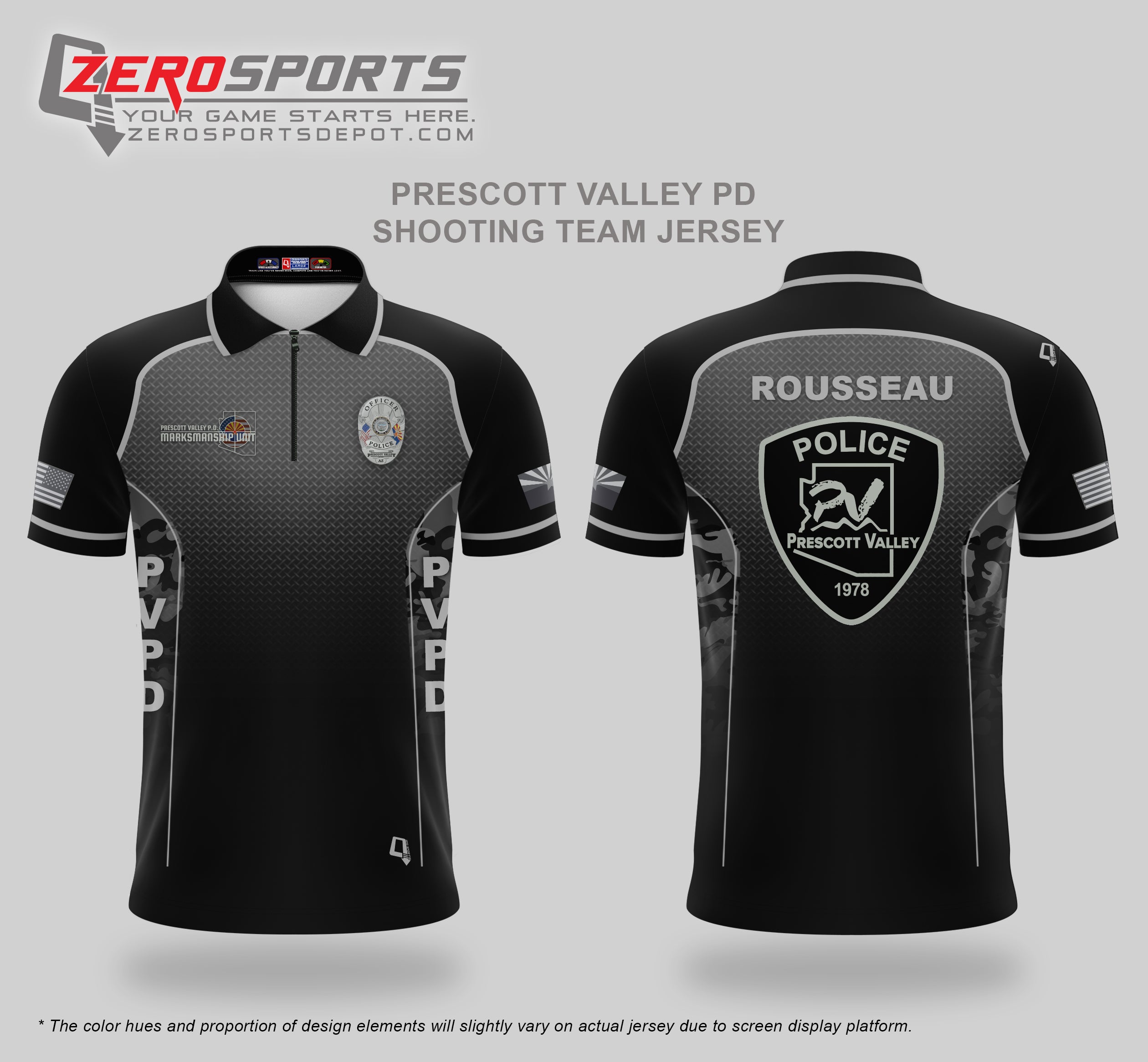 Prescott Valley PD Shooting Team Jersey