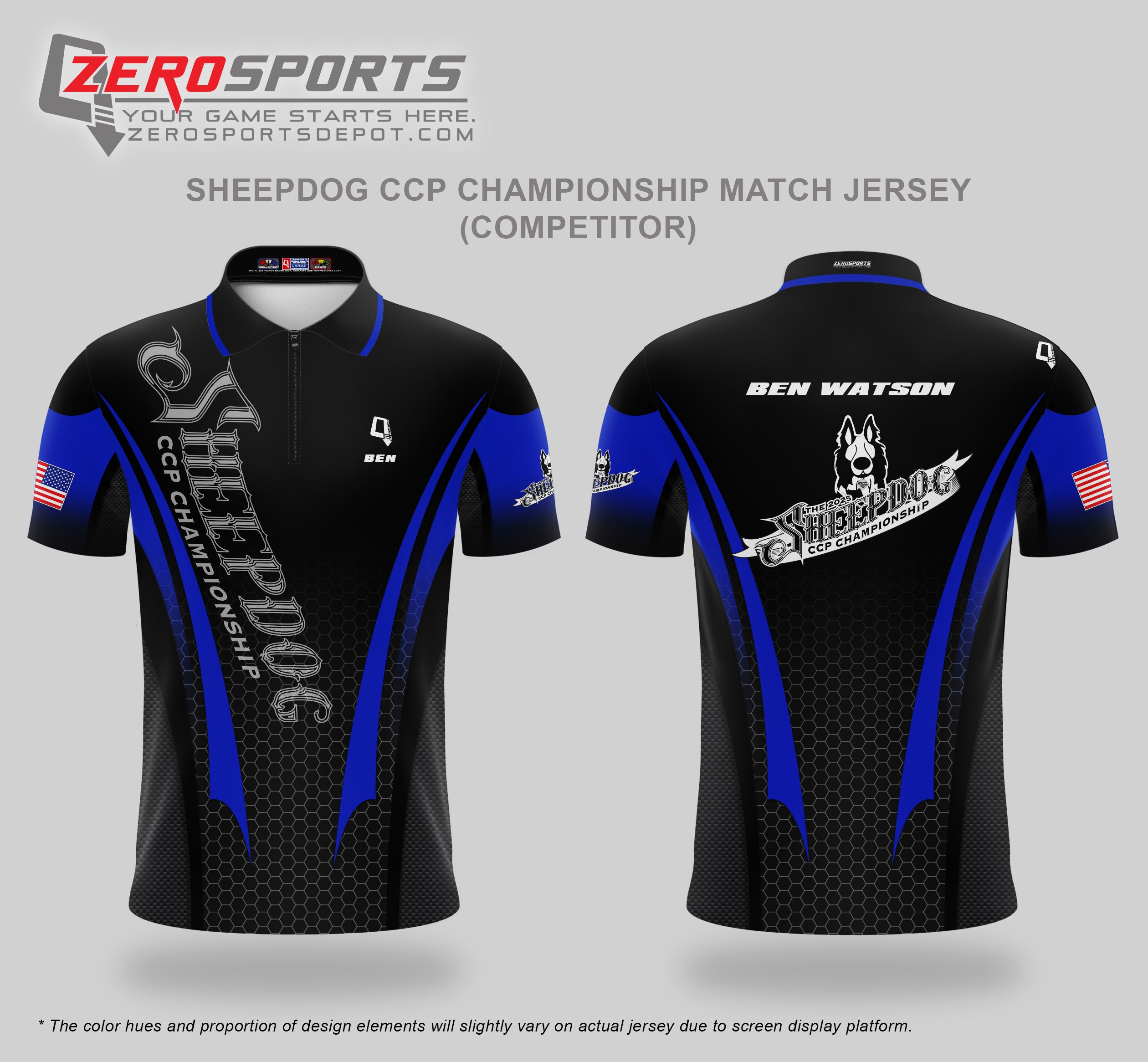 2025 Sheepdog CCP Championship **ORDERING CUT OFF REACHED. All orders after 10/5/25 will be shipped to your address AFTER the match.