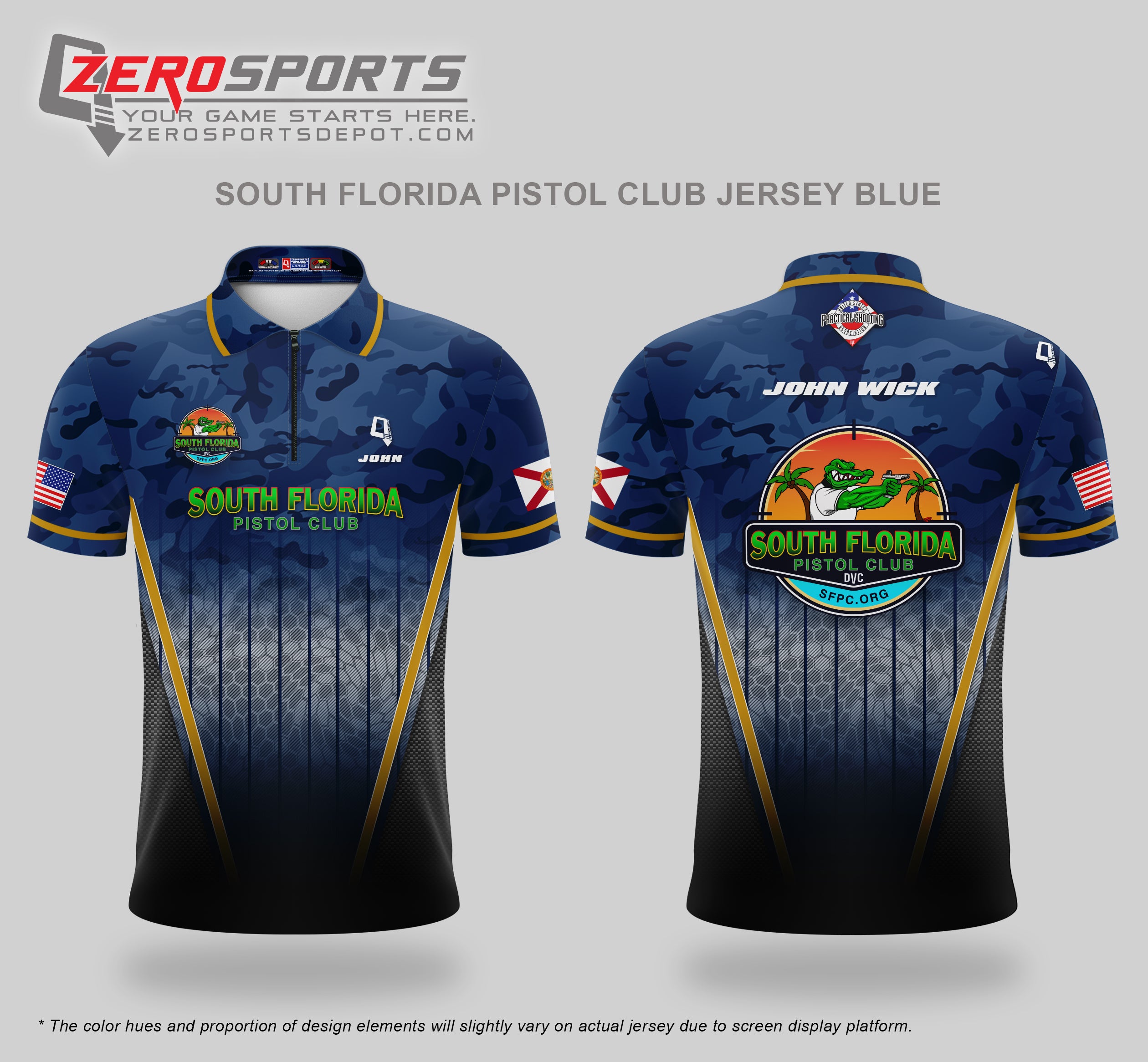 South Florida Pistol Club Jersey