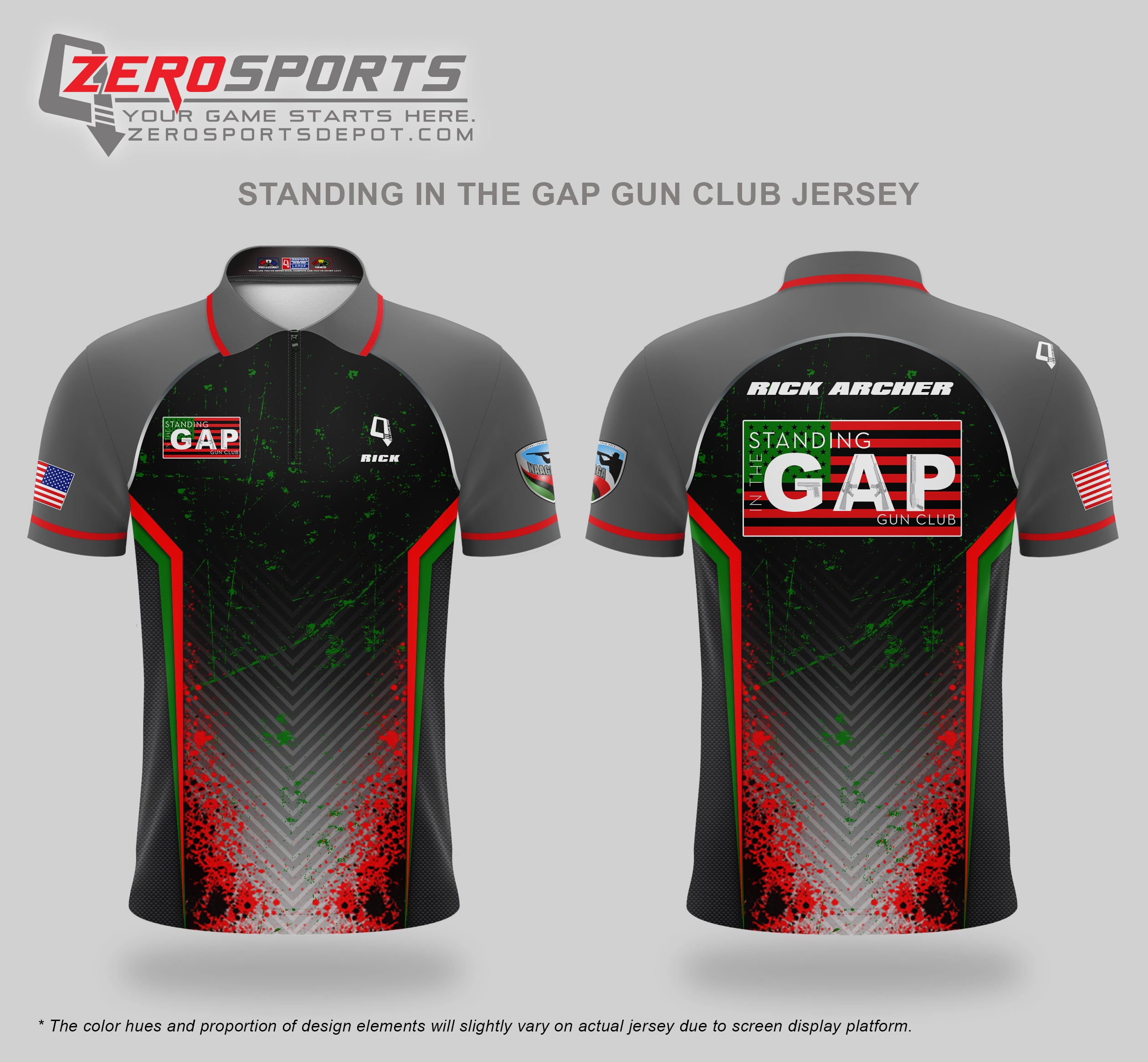 Standing in the Gap Gun Club Jersey