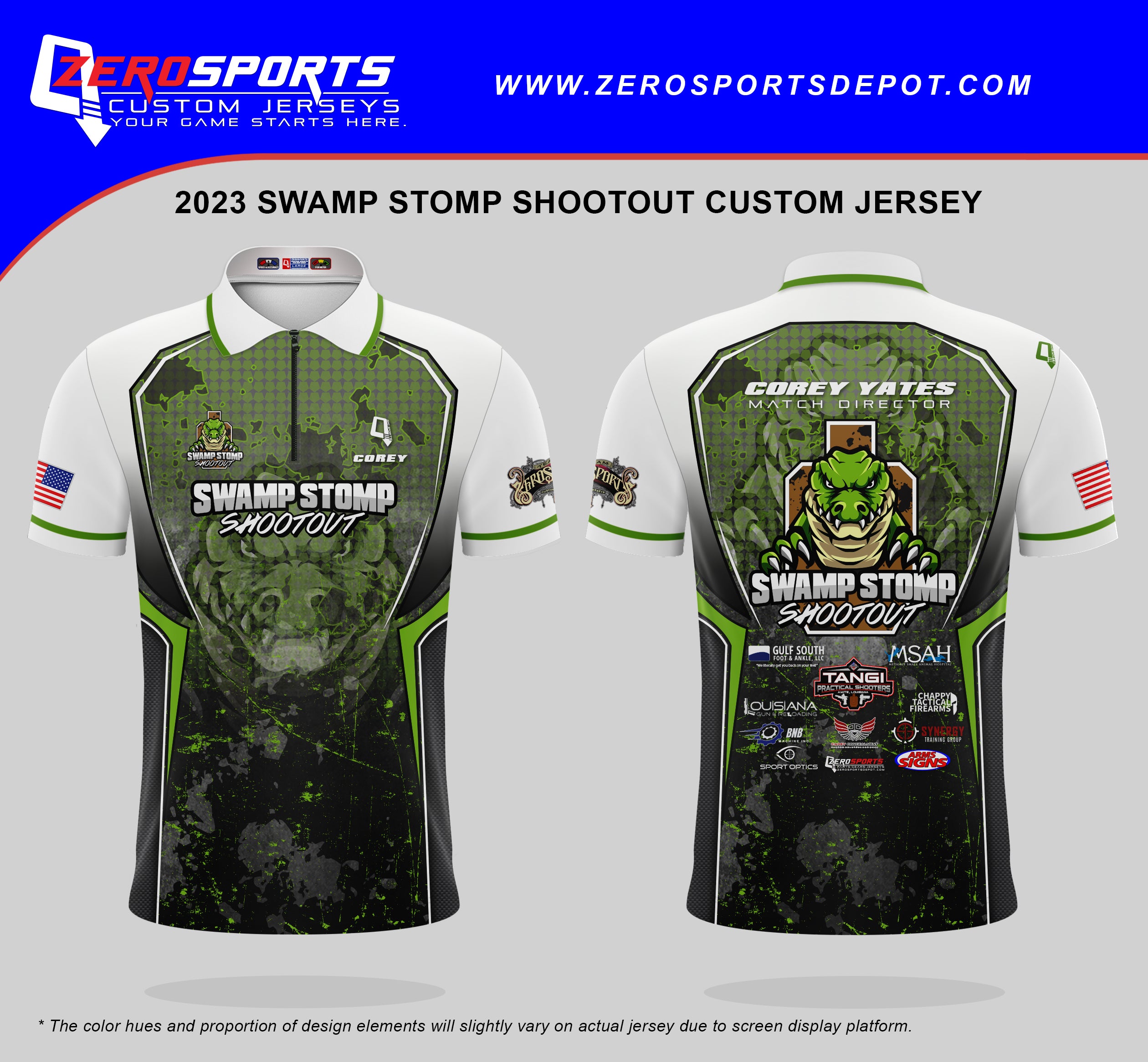 2023 Swamp Stomp Shootout Match Jersey (Past Match)