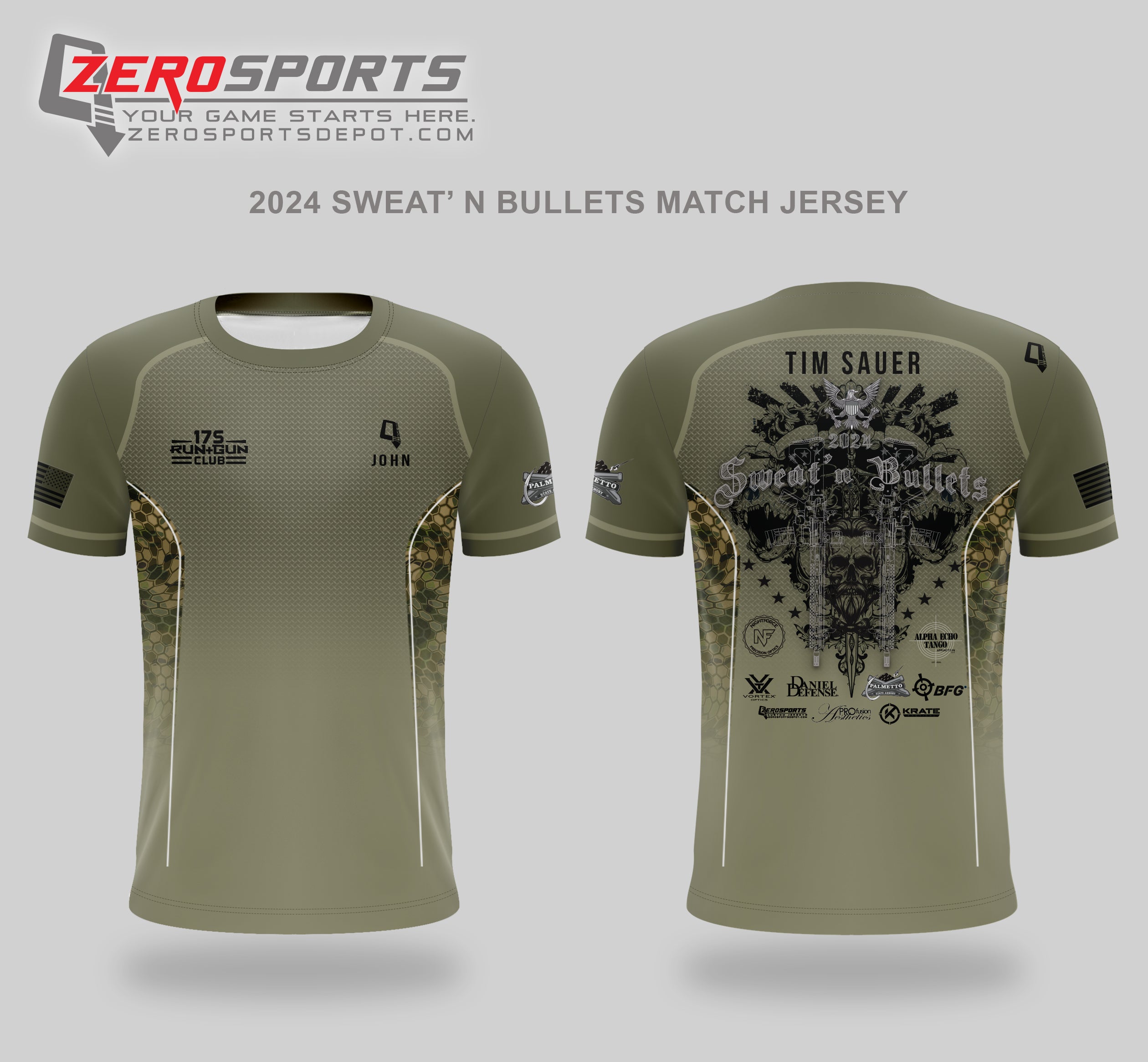 2024 Sweat N Bullets by 17 South RNG Club Match Jersey (Past Match)