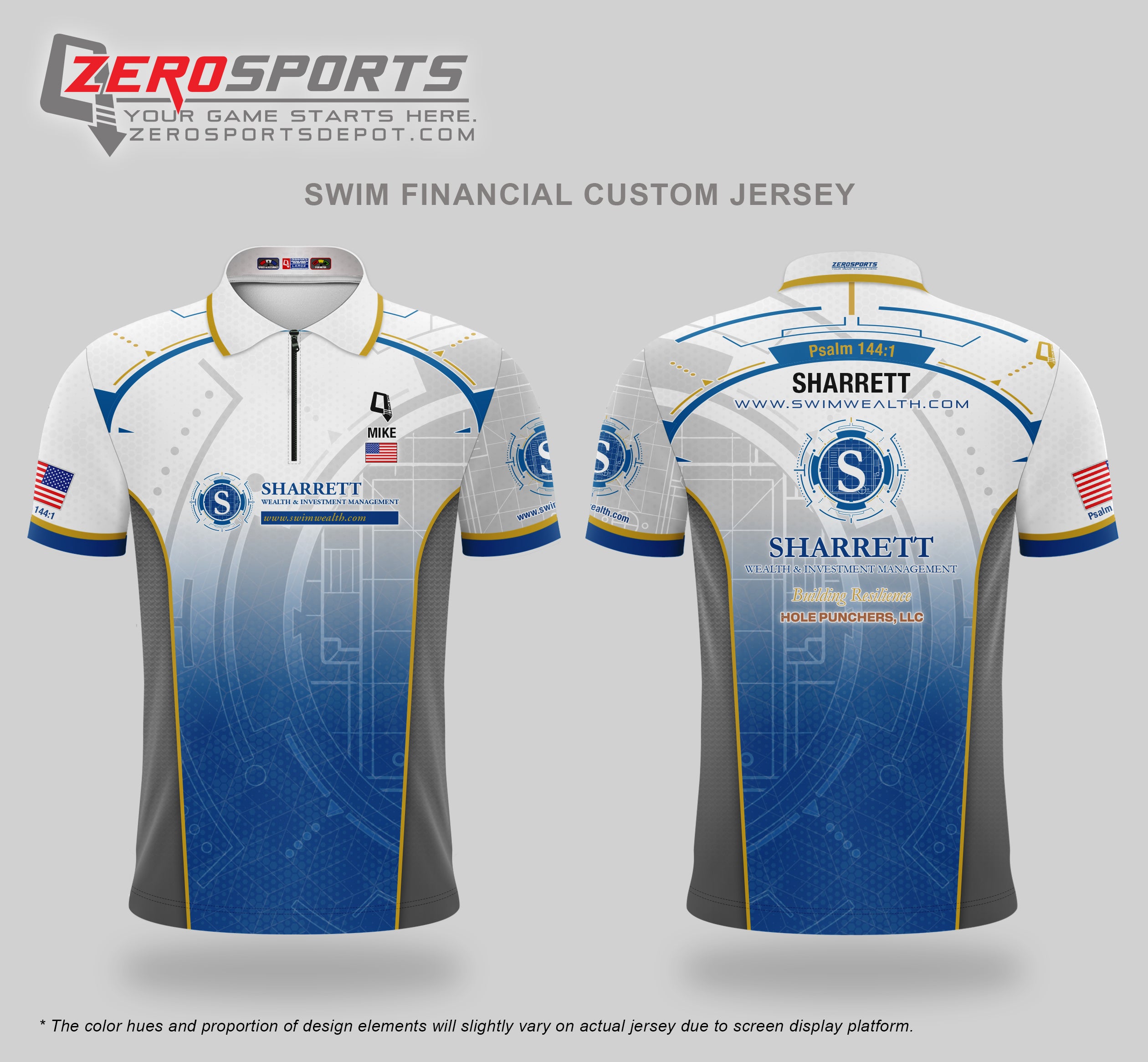 SWIM Financial / Hole Punchers Custom Jersey
