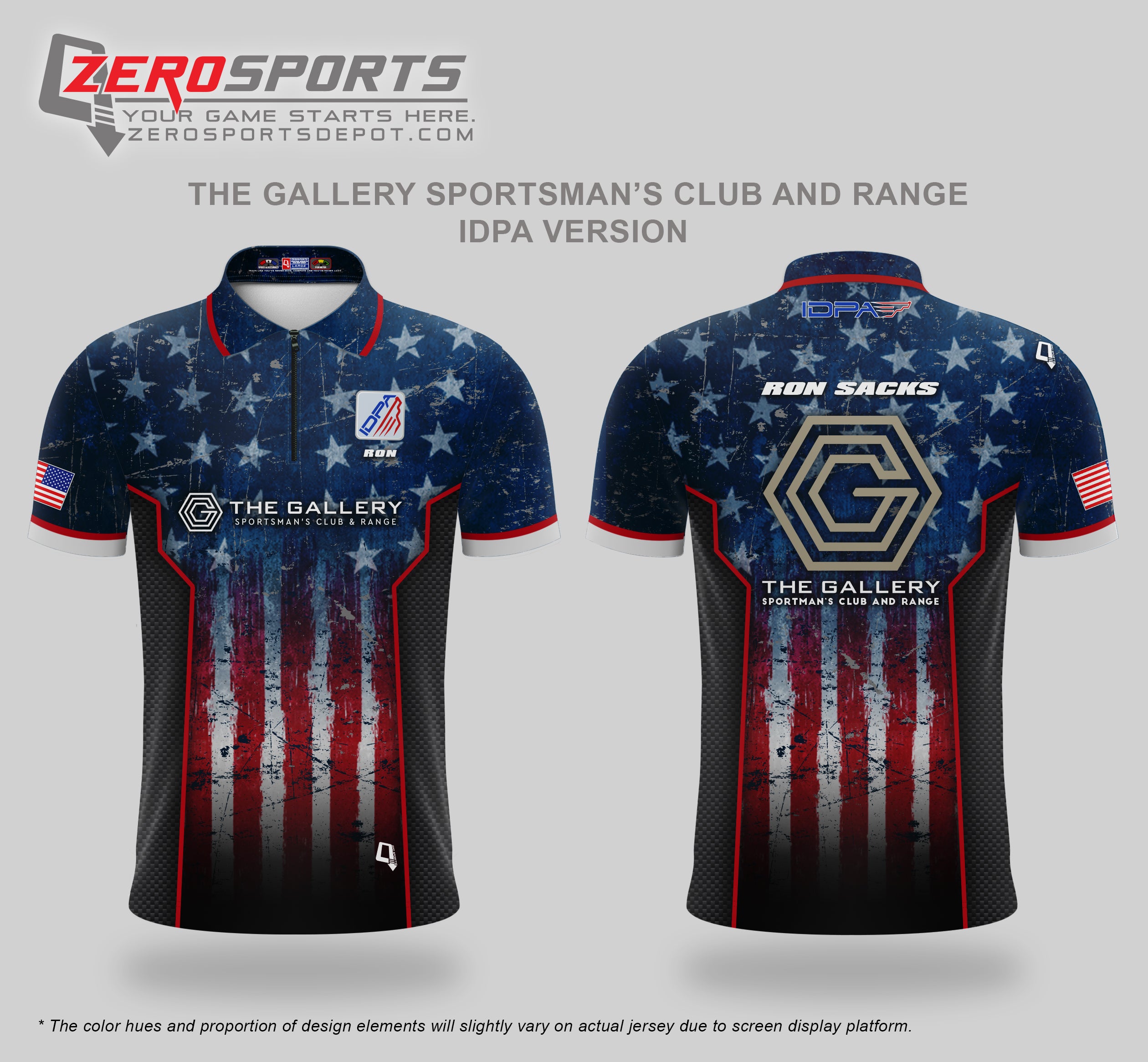 (IDPA) The Gallery Sportsman's Club and Range Custom Jersey