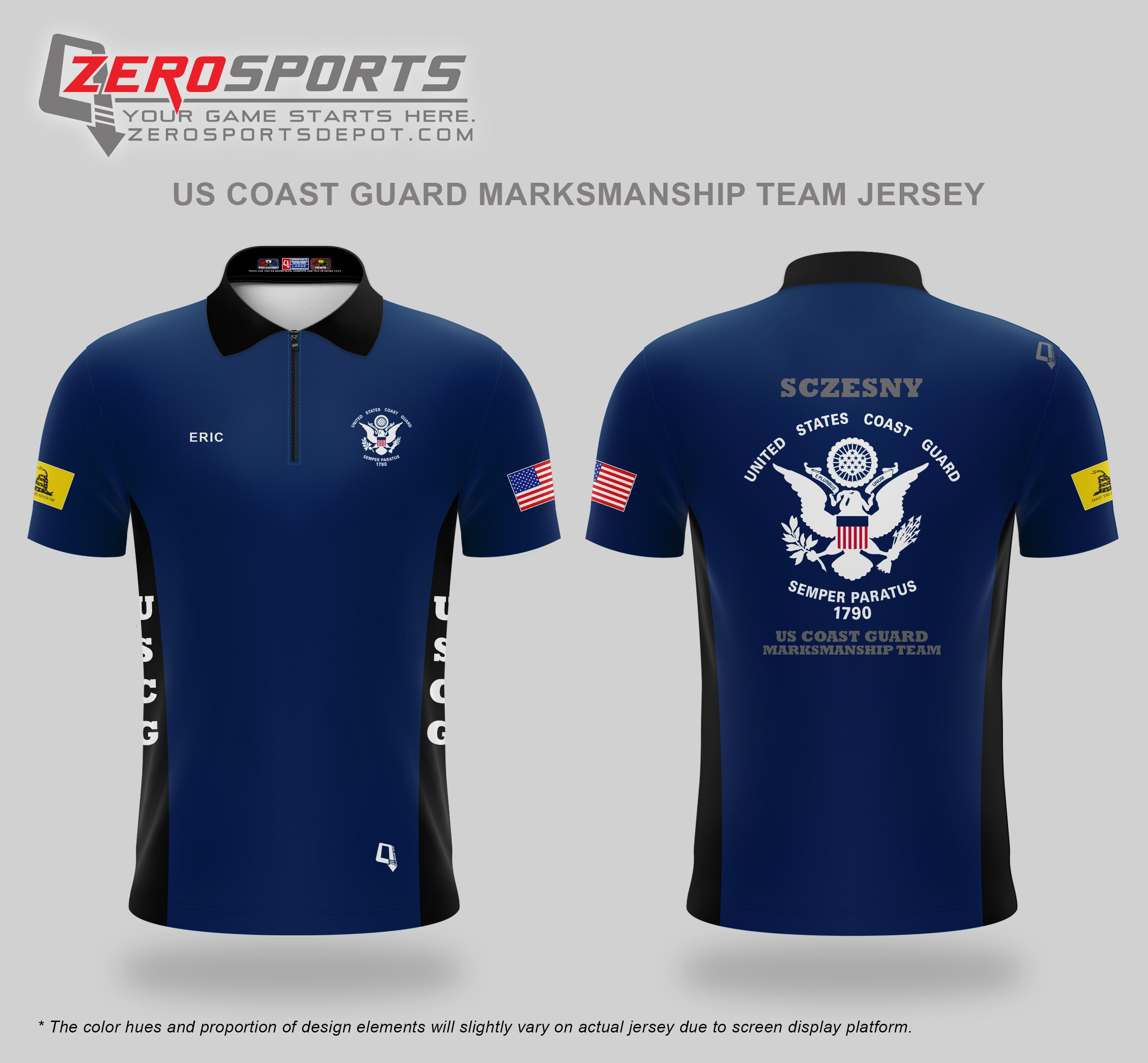 US Coast Guard Marksmanship Team Jersey