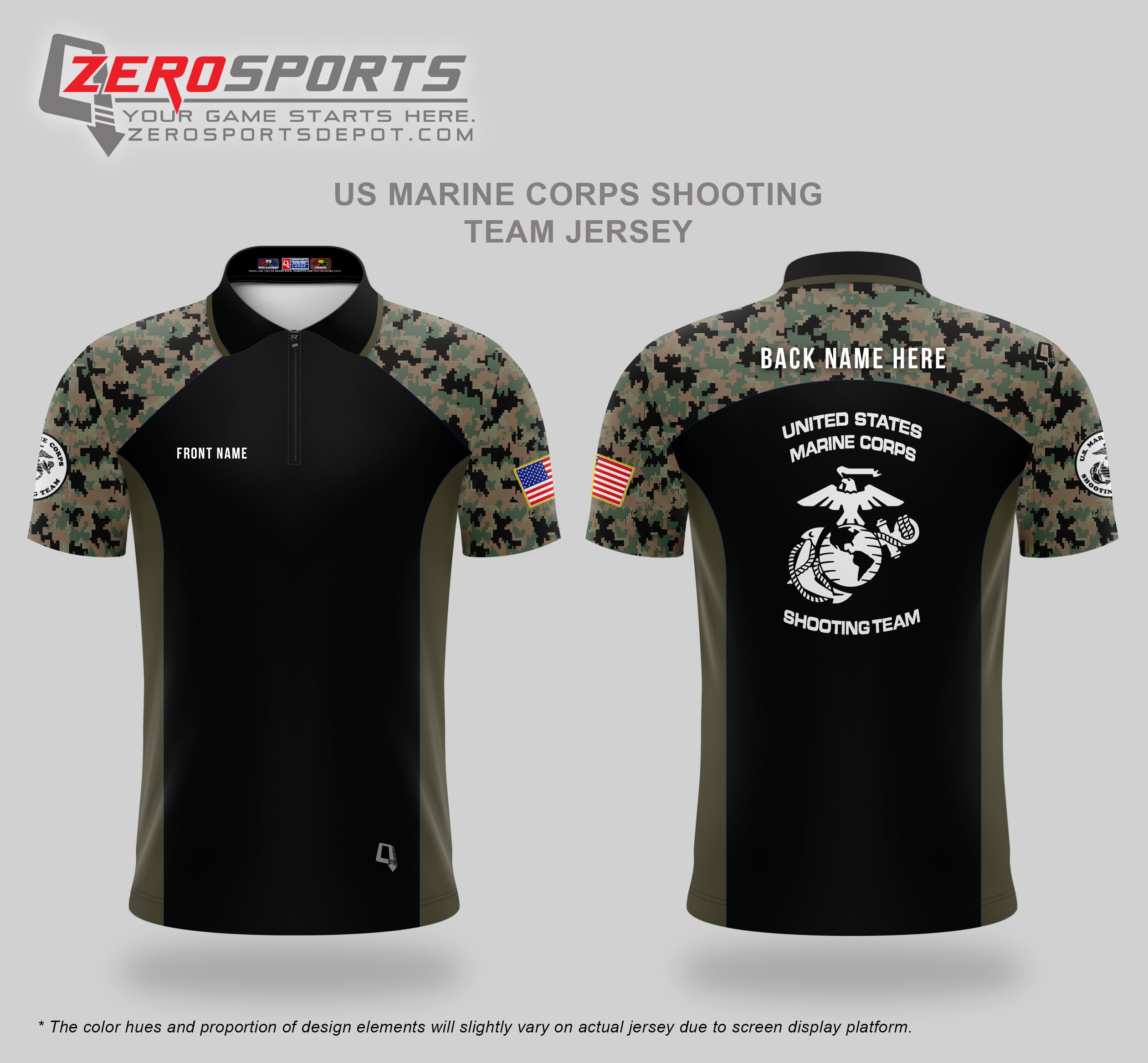 2025 US Marine Corps Shooting Team Jersey