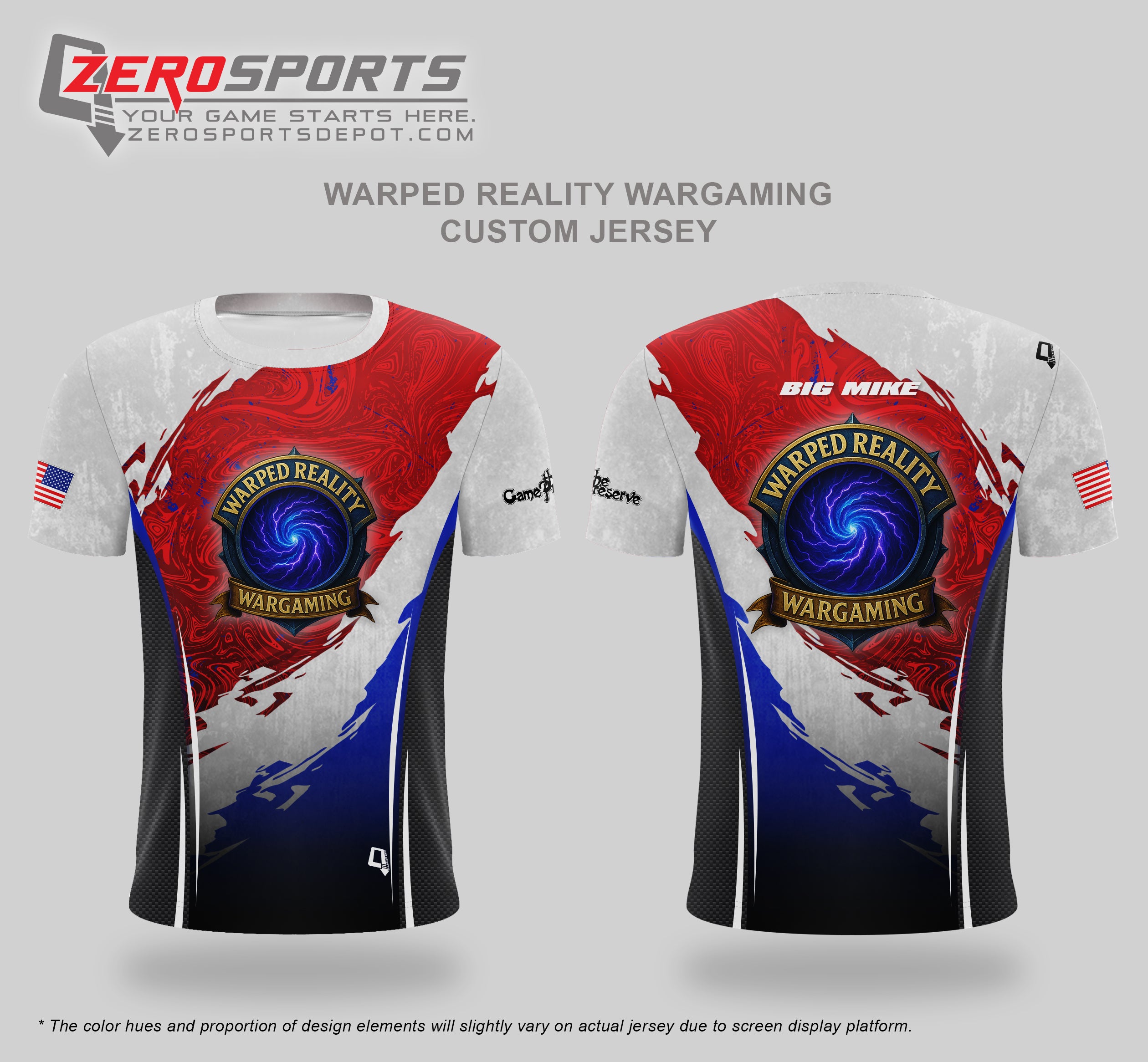 Warped Reality Wargaming Custom Jersey