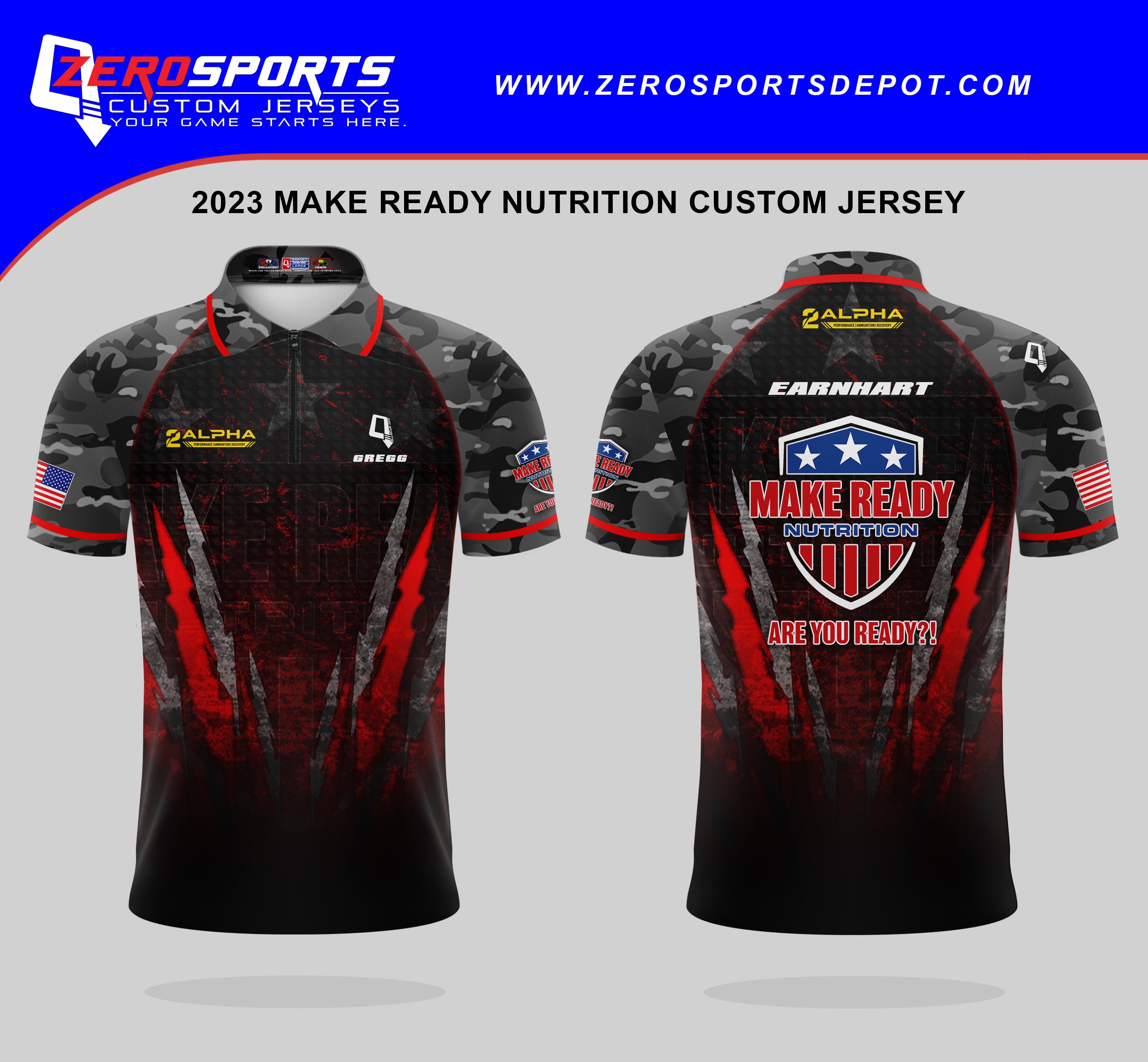 2023 Make Ready Nutrition Team Jersey