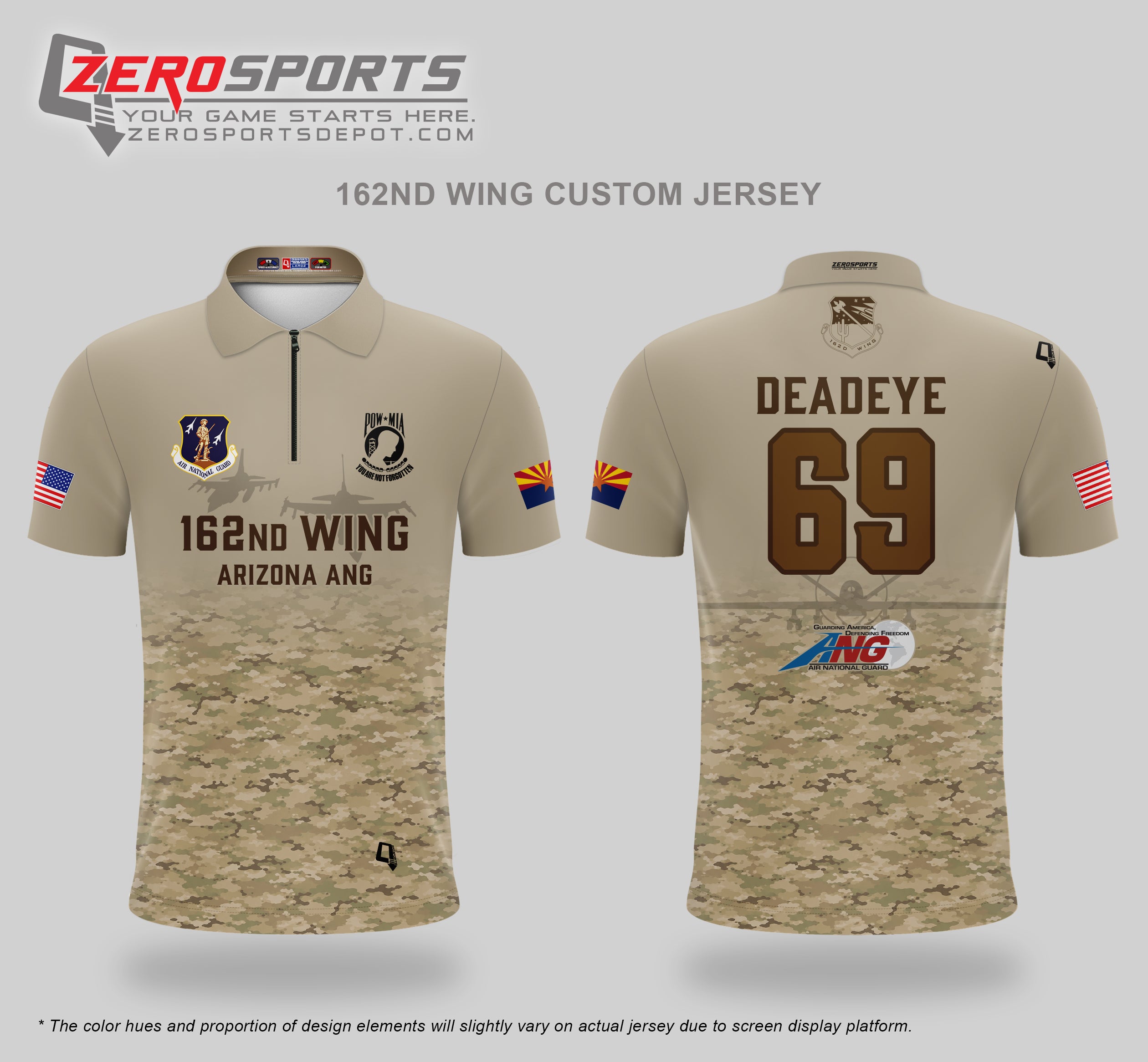 162nd Wing Marksmanship Team Jersey