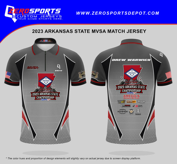 2023 Arkansas State IDPA Championship Match Jersey  **All orders after 7/31/2023 will be shipped directly to your address after the match.