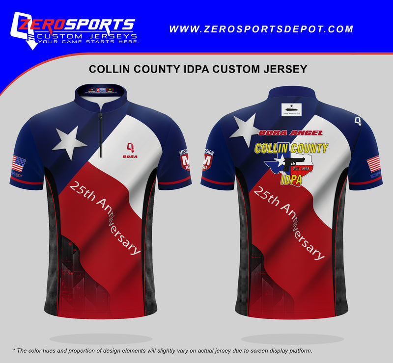 Collin County IDPA 25th Anniversary Custom Jersey