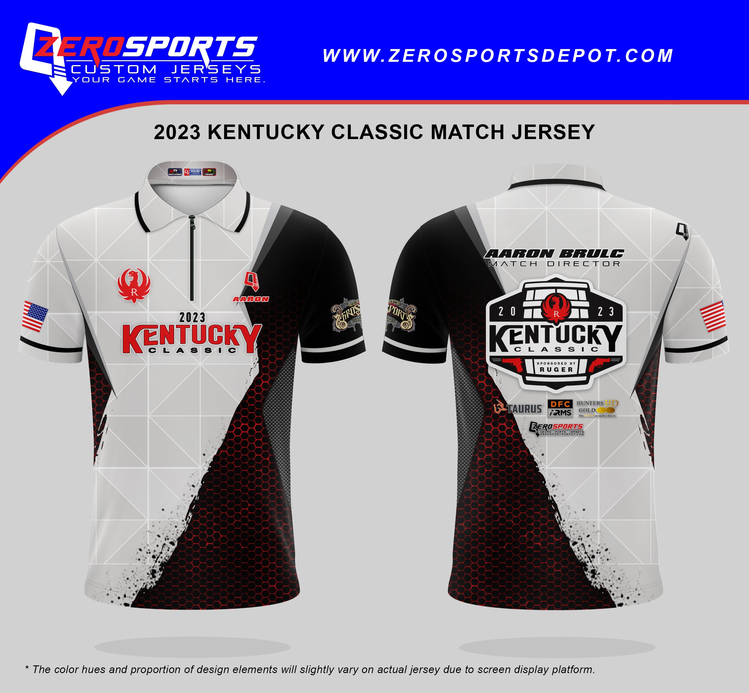 2023 Kentucky Classic Match Jersey  **All orders after 7/31/2023 will be shipped directly to your address after the match.