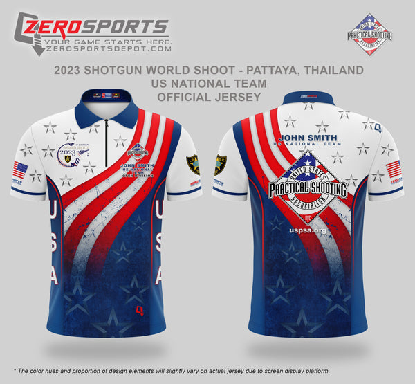 2023 IPSC Shotgun World Shoot Team USA Jersey