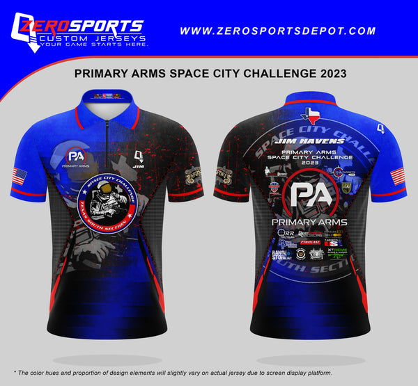 Primary Arms Space City Challenge 2023 Match Jersey  **All orders after 9/11/2023 will be shipped directly to your address after the match.