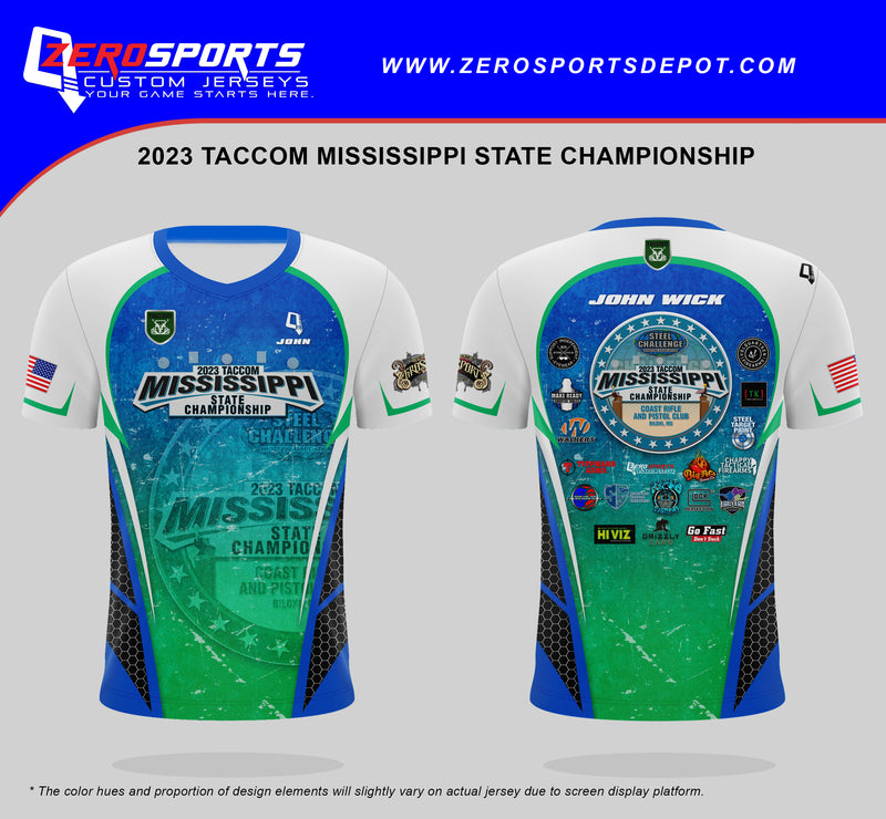 2023 TACCOM - Mississippi Steel Challenge Championship Match Jersey  **All orders after 9/20/2023 will be shipped directly to your address after the match.