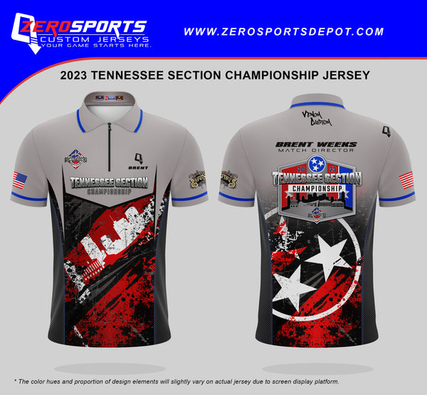 2023 Tennessee USPSA Section Championship Match Jersey  **All orders after 7/13/2023 will be shipped directly to your address after the match.