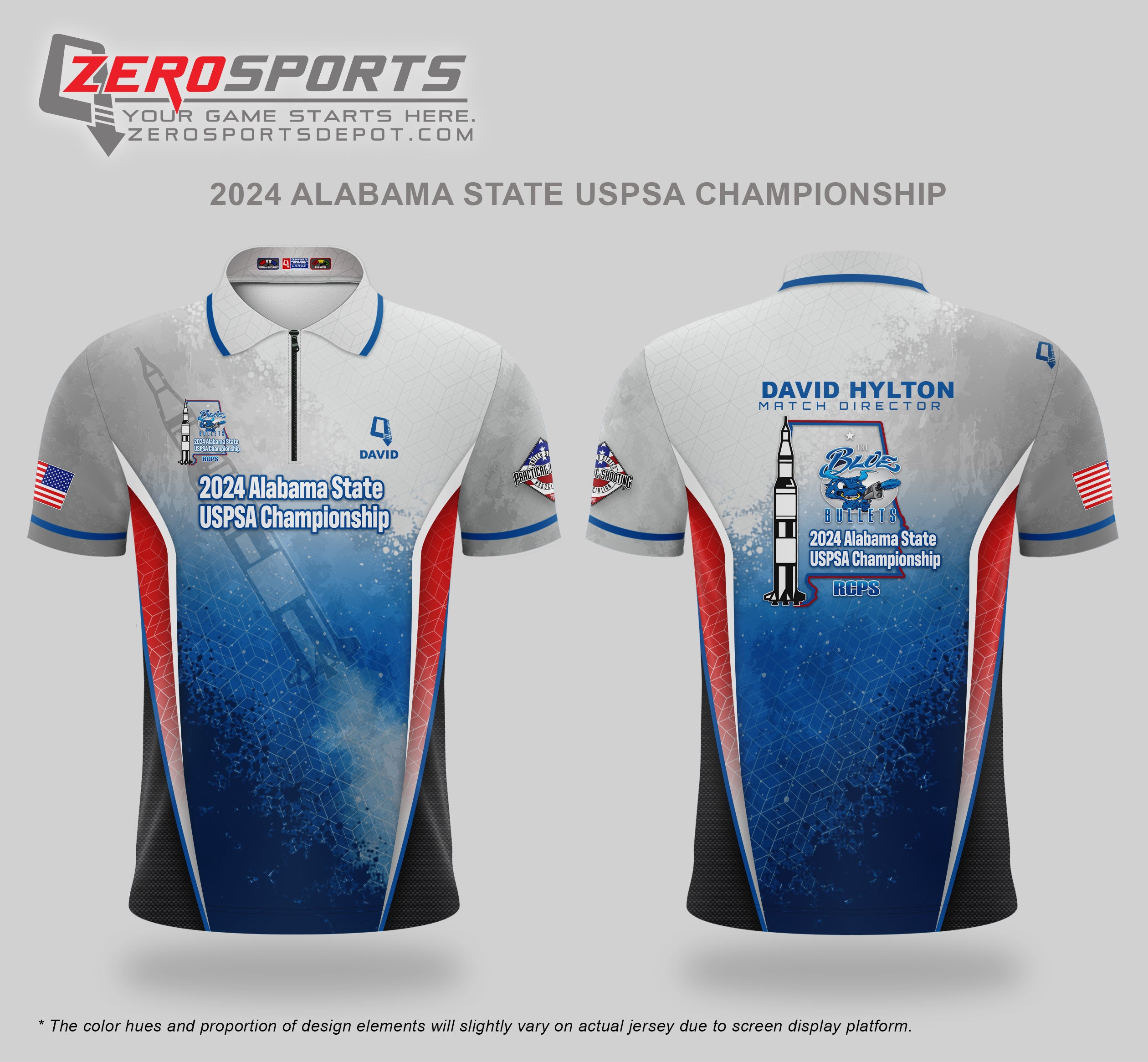 2024 Alabama State USPSA Championship Match Jersey  **All orders after 4/12/2024 will be shipped directly to your address after the match.