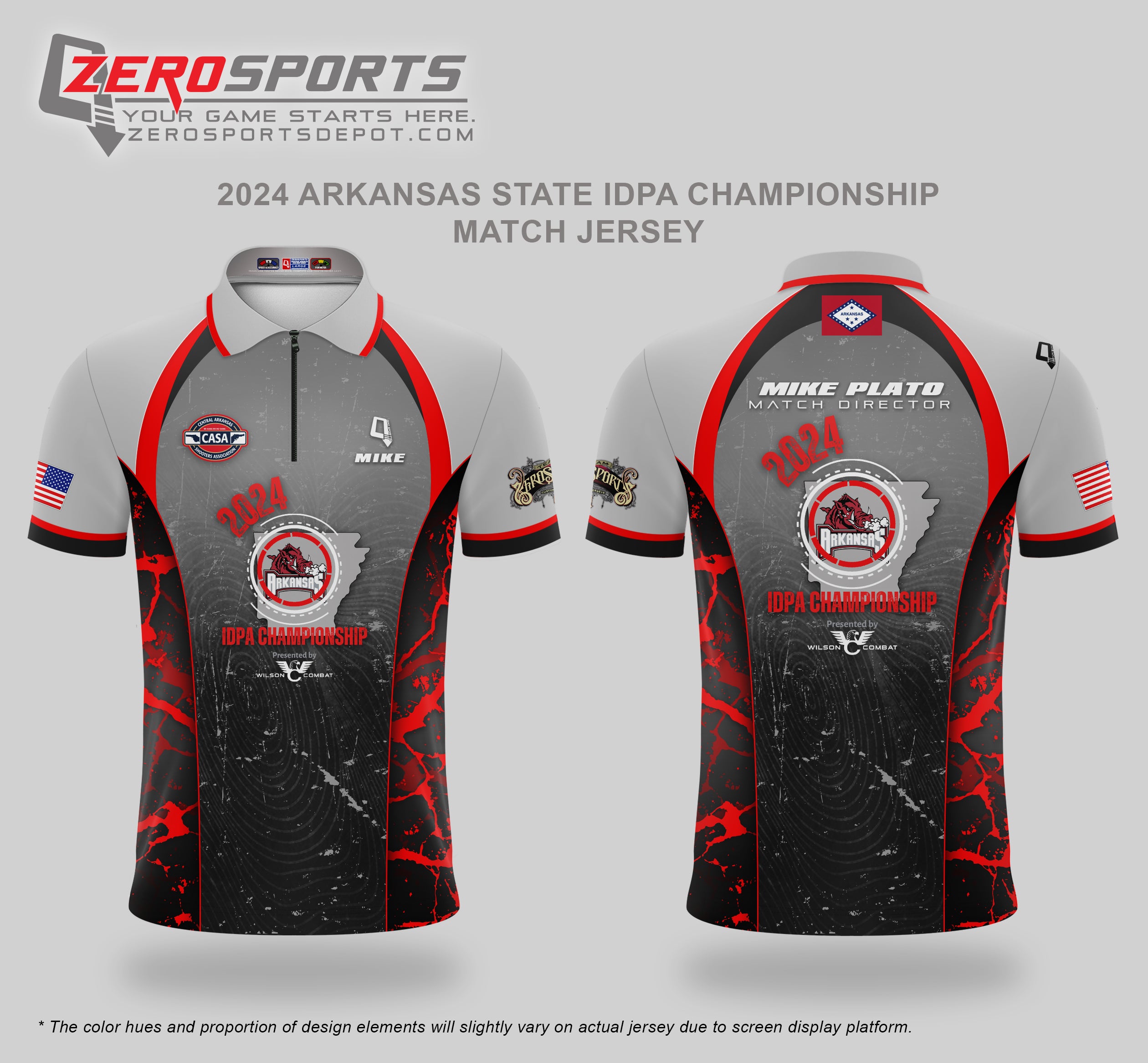 2024 Arkansas State IDPA Championship Match Jersey **All orders after 3/9/2024 will be shipped directly to your address after the match.