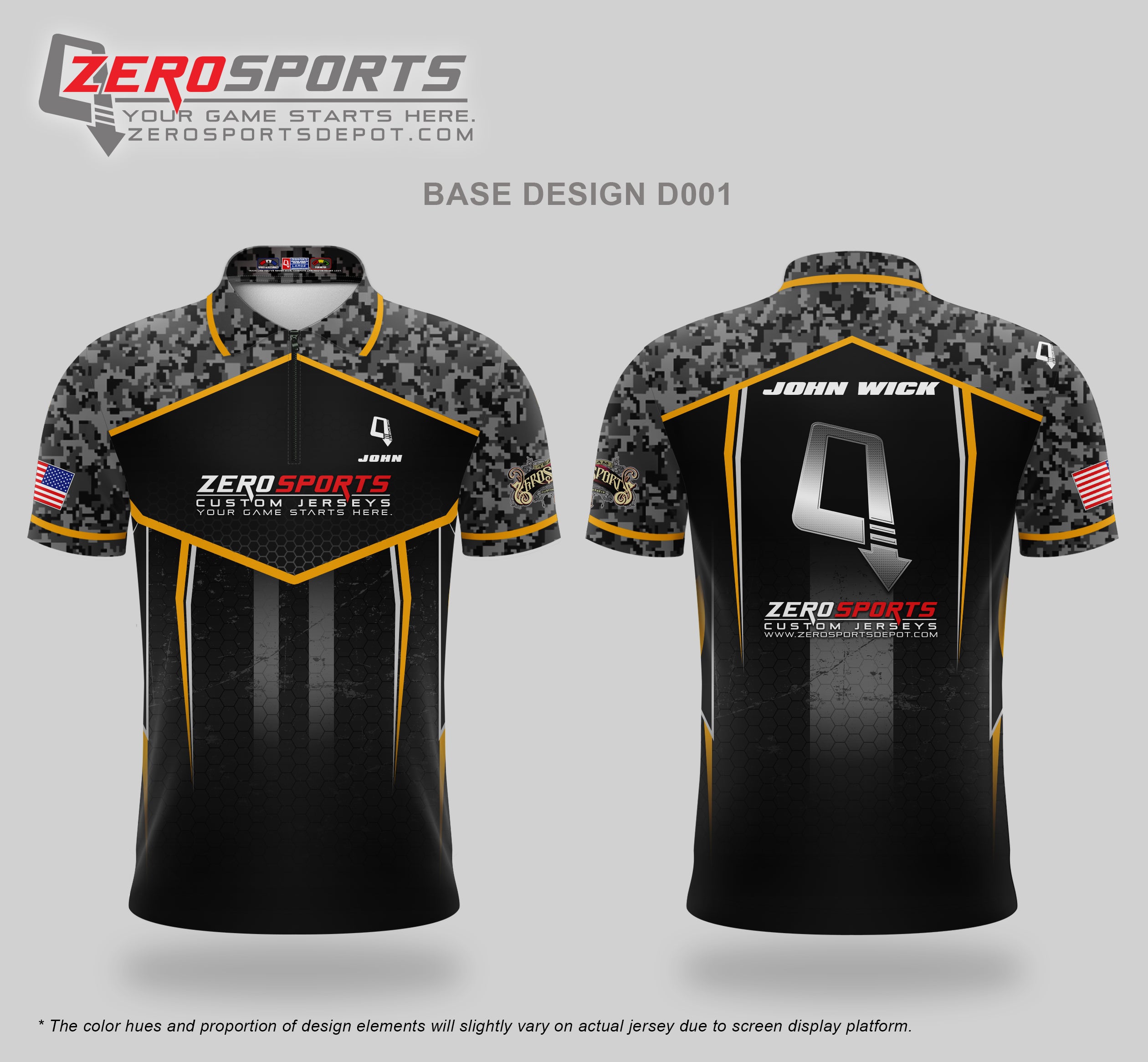Custom Jersey Base Design #001