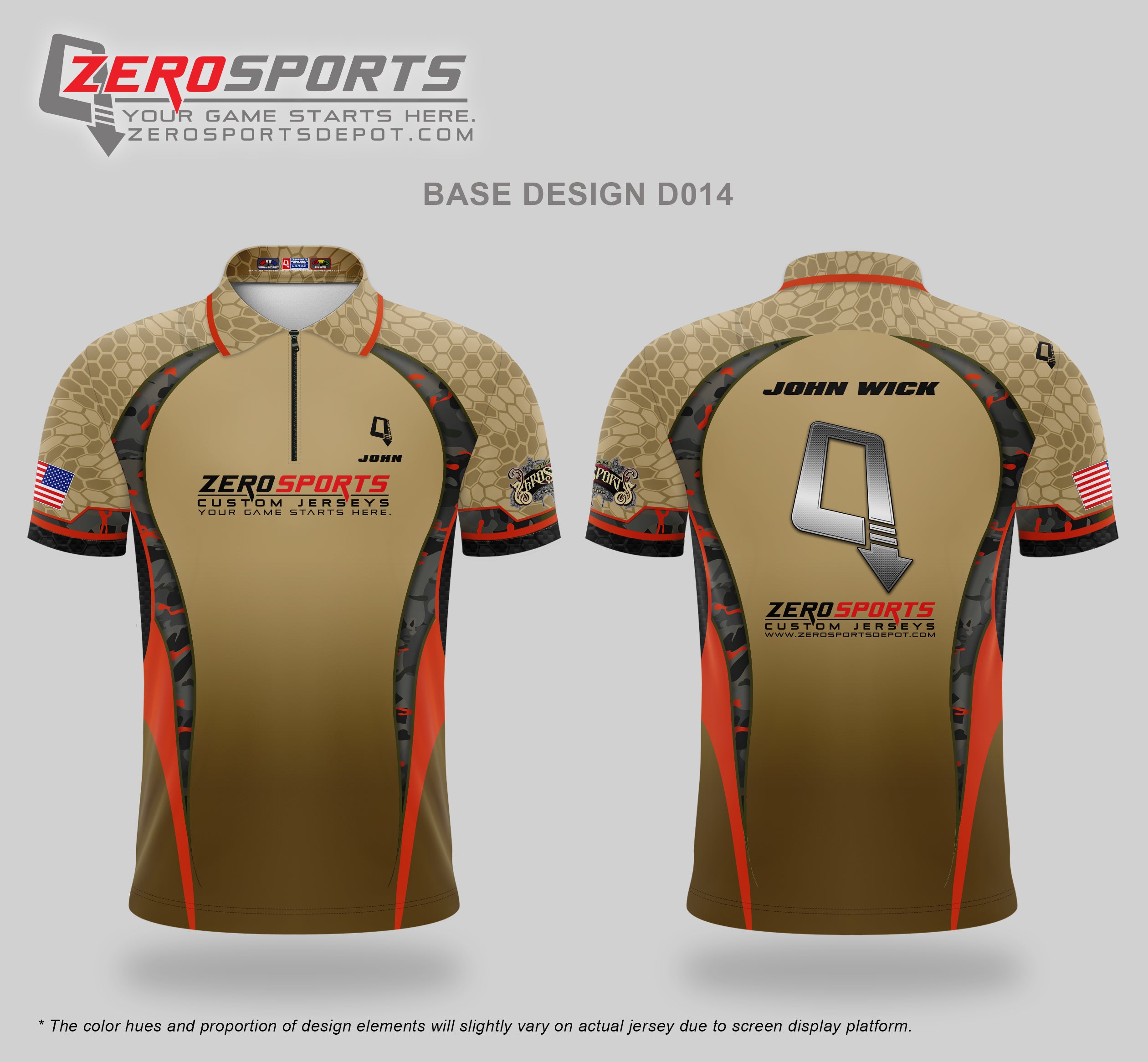 Custom Jersey Base Design #014