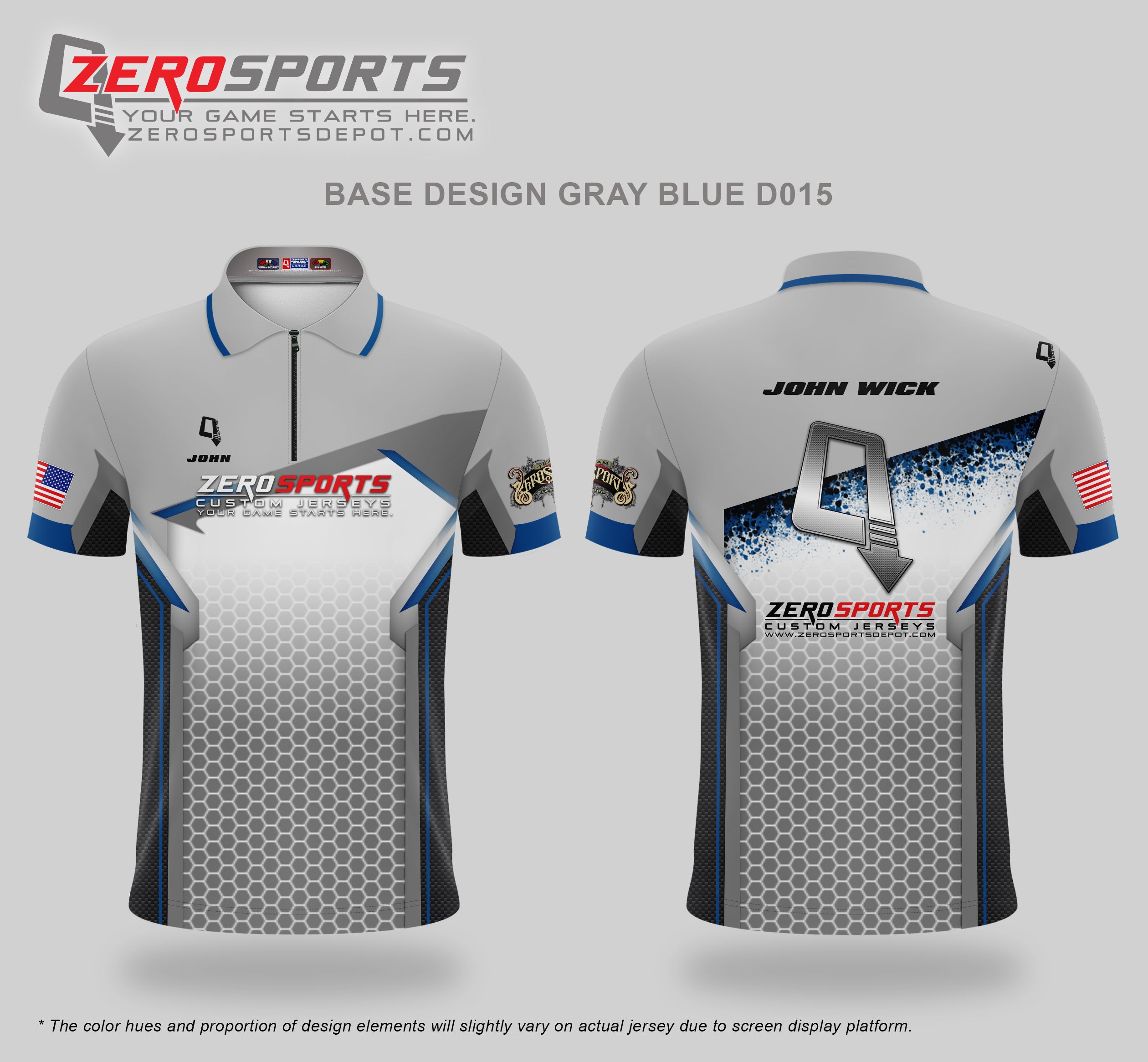 Custom Jersey Base Design #015-2